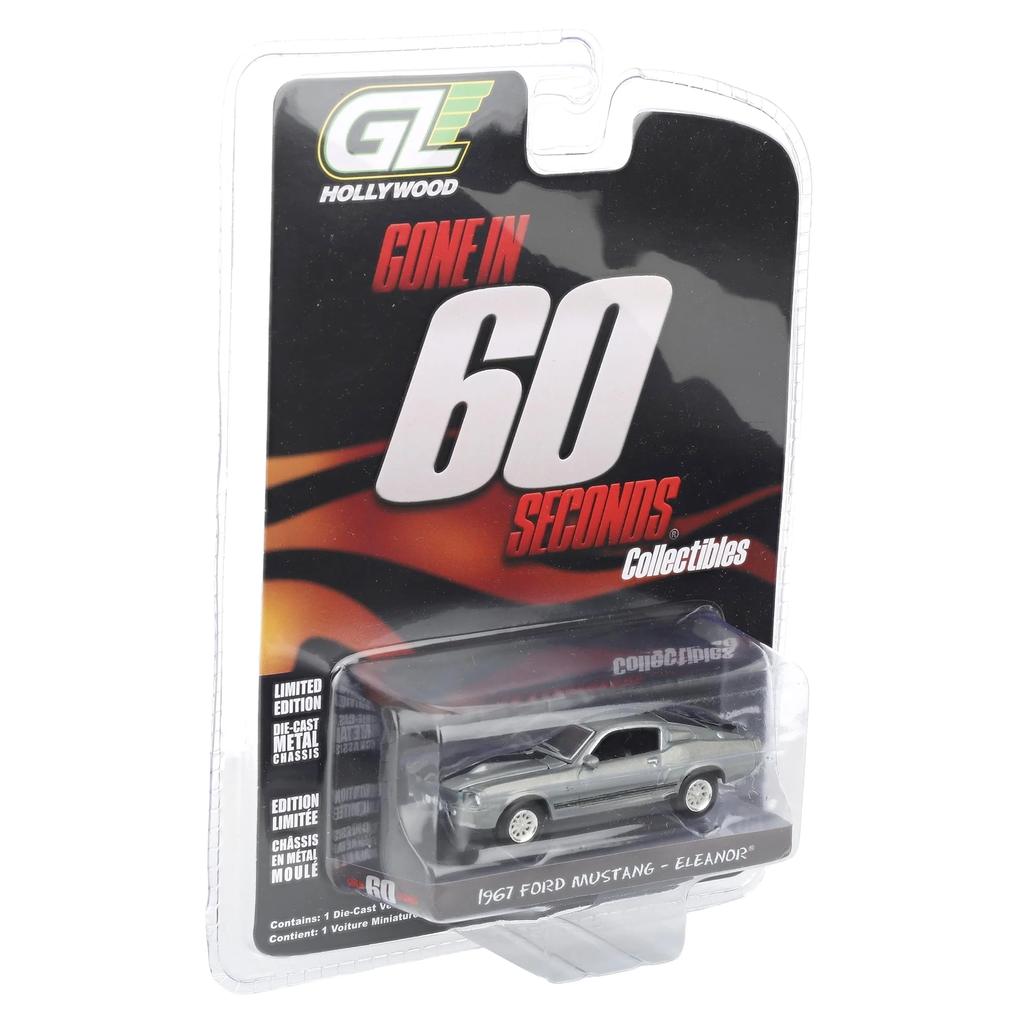 Raw Chase Unit ~ 1/64 1967 Ford Mustang by GreenLight Collectibles, Eleanor from "Gone in 60 Seconds" - Image 2