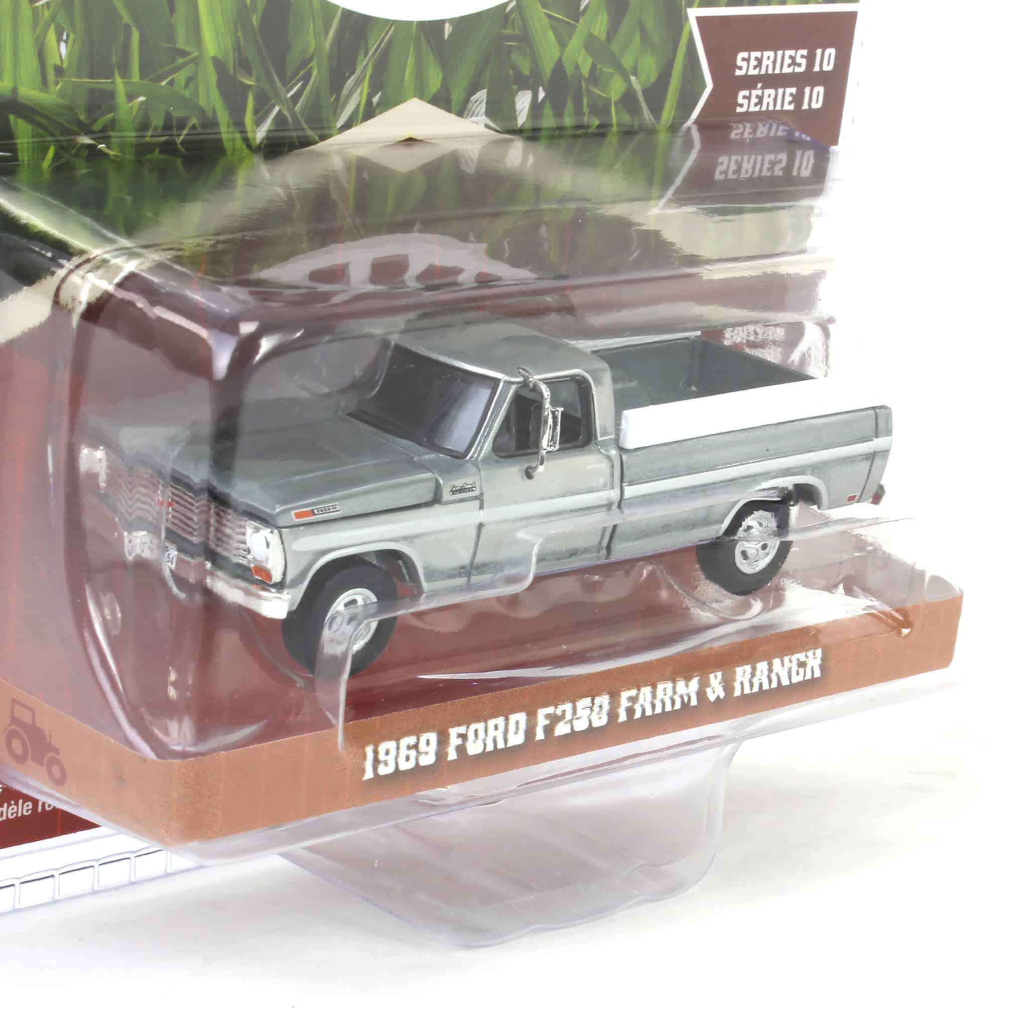 Raw Chase Unit ~ 1/64 1969 Ford F-250 Farm & Ranch Special, Reef Aqua, Down on the Farm Series 10 - Image 2