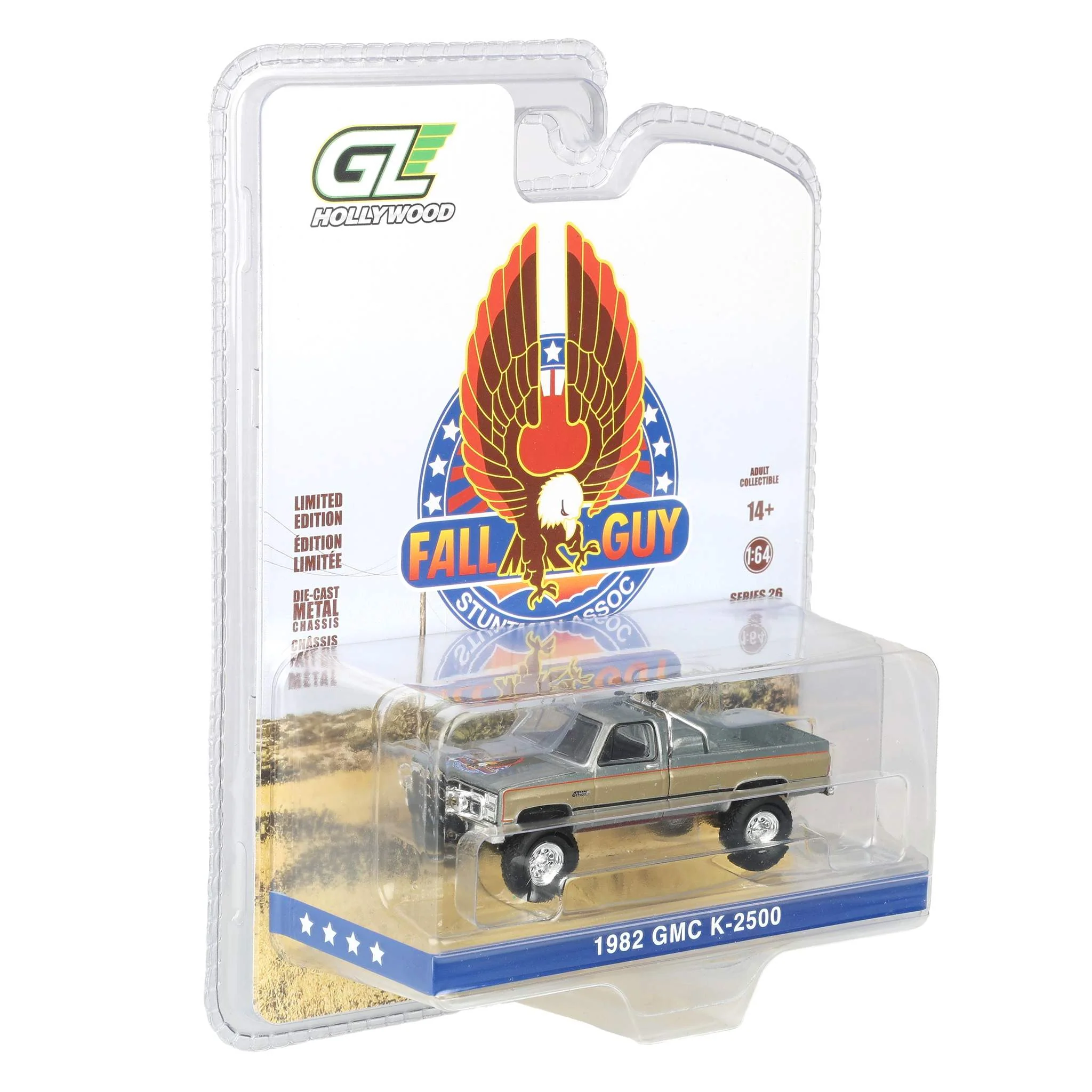 Raw Chase Unit ~ 1/64 1982 GMC K-2500, Fall Guy Stuntman Association, Hollywood Series 26 - Image 2