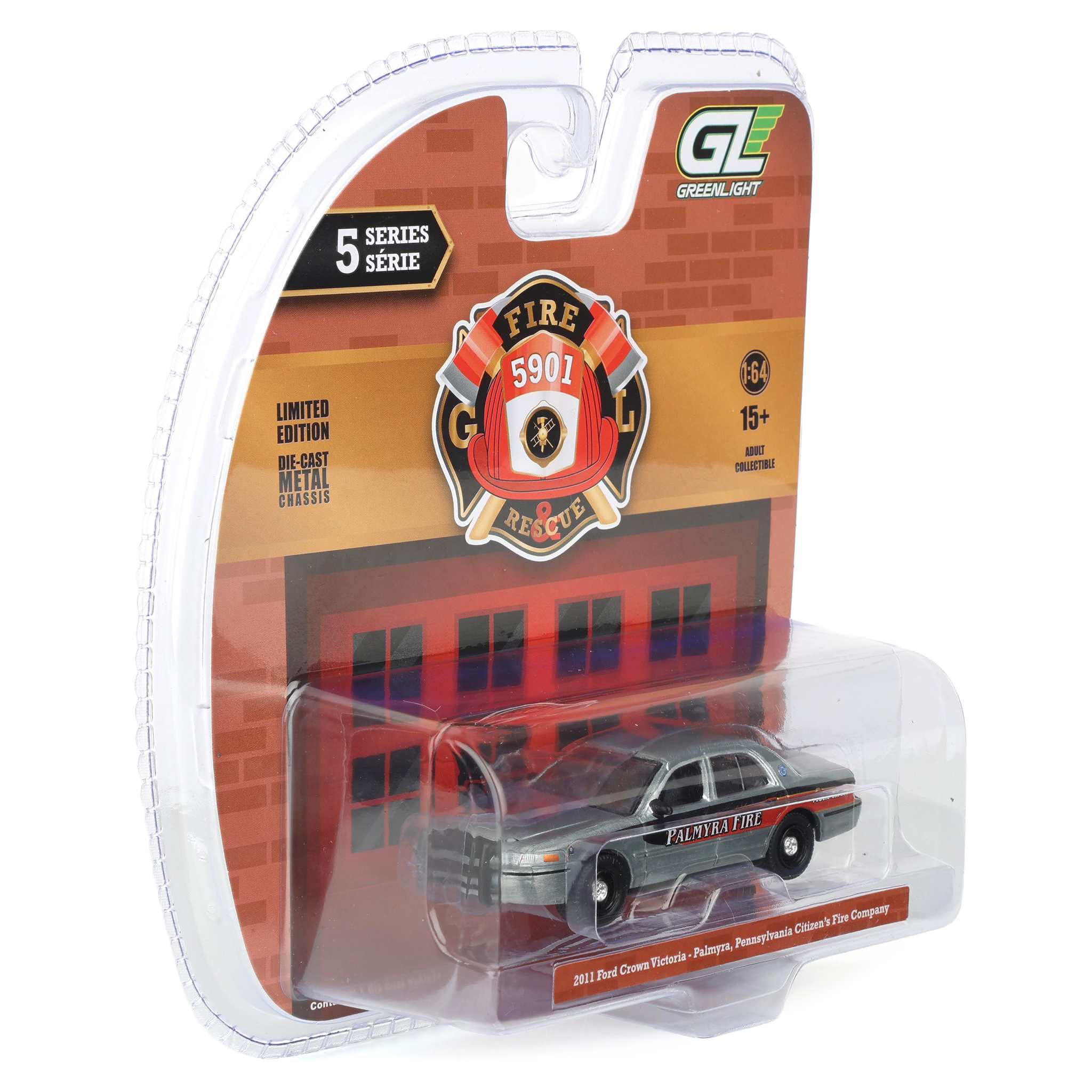 Raw Chase Unit ~ 1/64 2011 Ford Crown Victoria, Palmyra, Pennsylvania Fire Department, Fire & Rescue Series 5 - Image 2