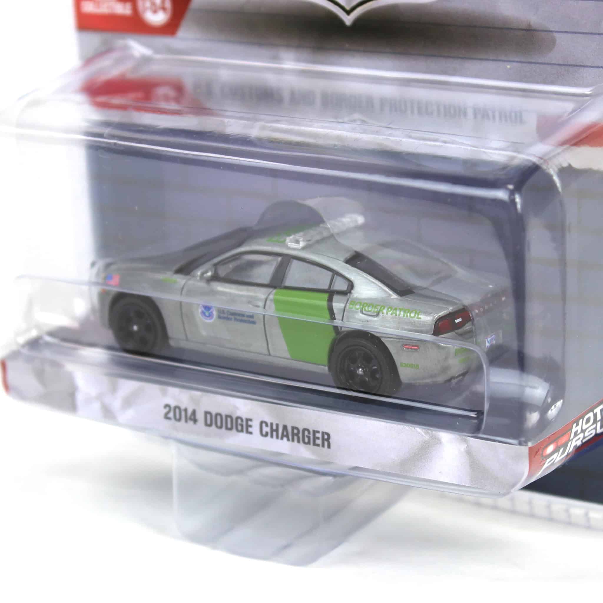 Raw Chase Unit ~ 1/64 2014 Dodge Charger, US Customs & Border Patrol, Hot Pursuit Special Edition - Image 3