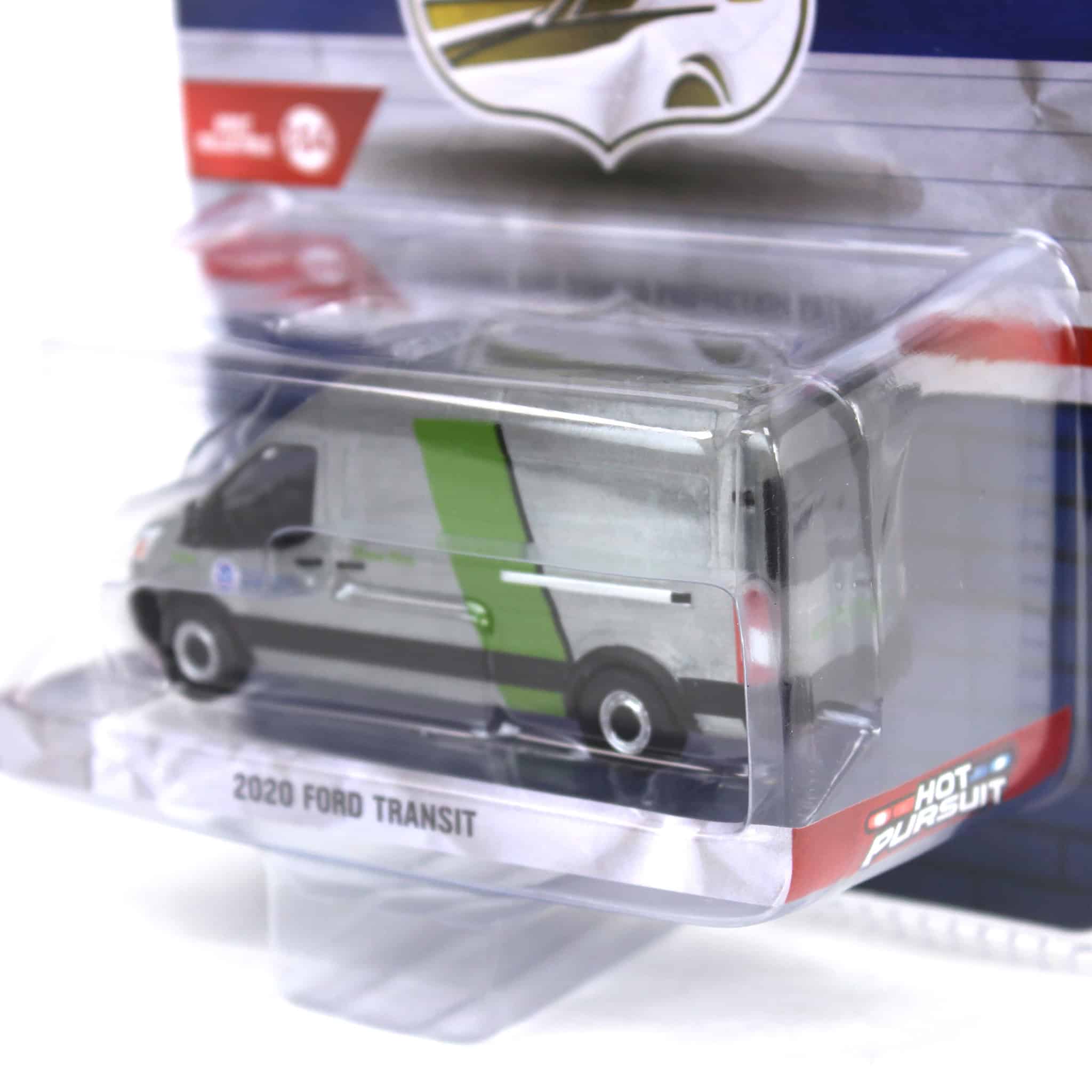 Raw Chase Unit ~ 1/64 2020 Ford Transit LWB High Roof, US Customs & Border Patrol, Hot Pursuit Special Edition - Image 3