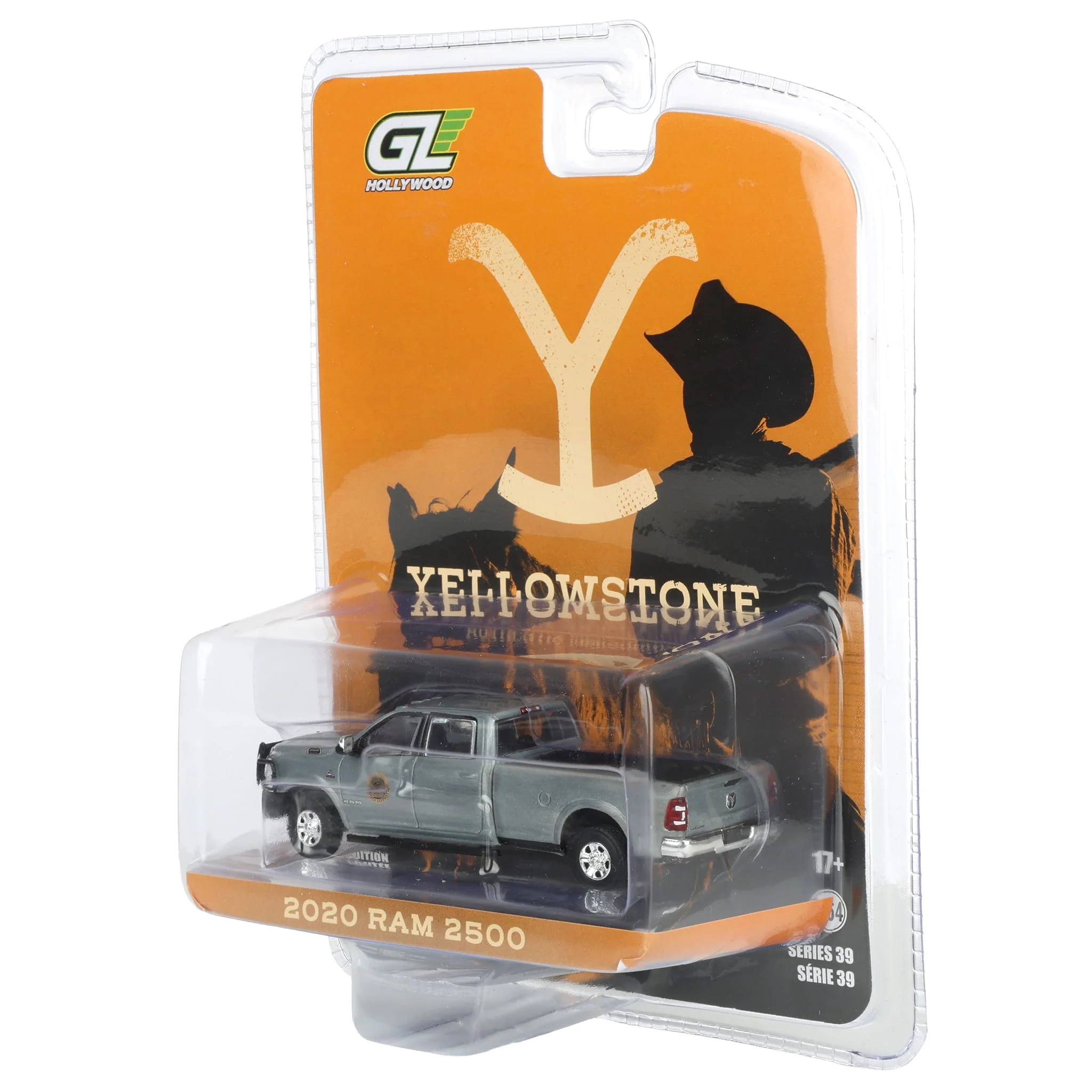 Raw Chase Unit ~ 1/64 2020 Ram 2500 Montana Livestock Association, Hollywood Series 39 by GreenLight Collectibles - Image 3