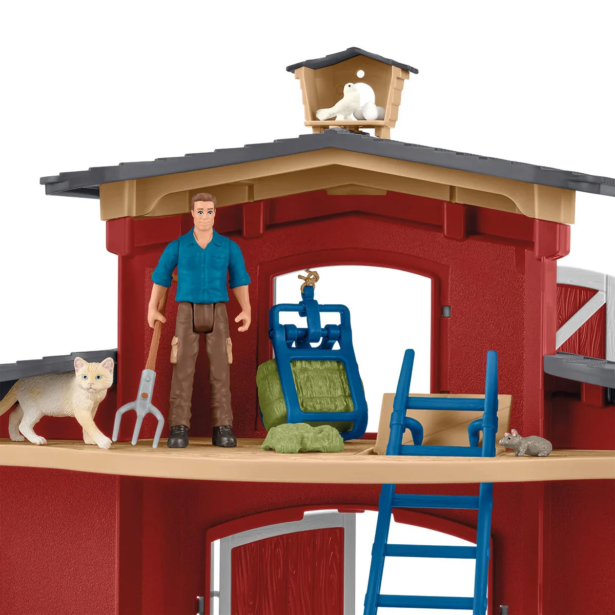Red Barn with Accessories by Schleich - Image 3