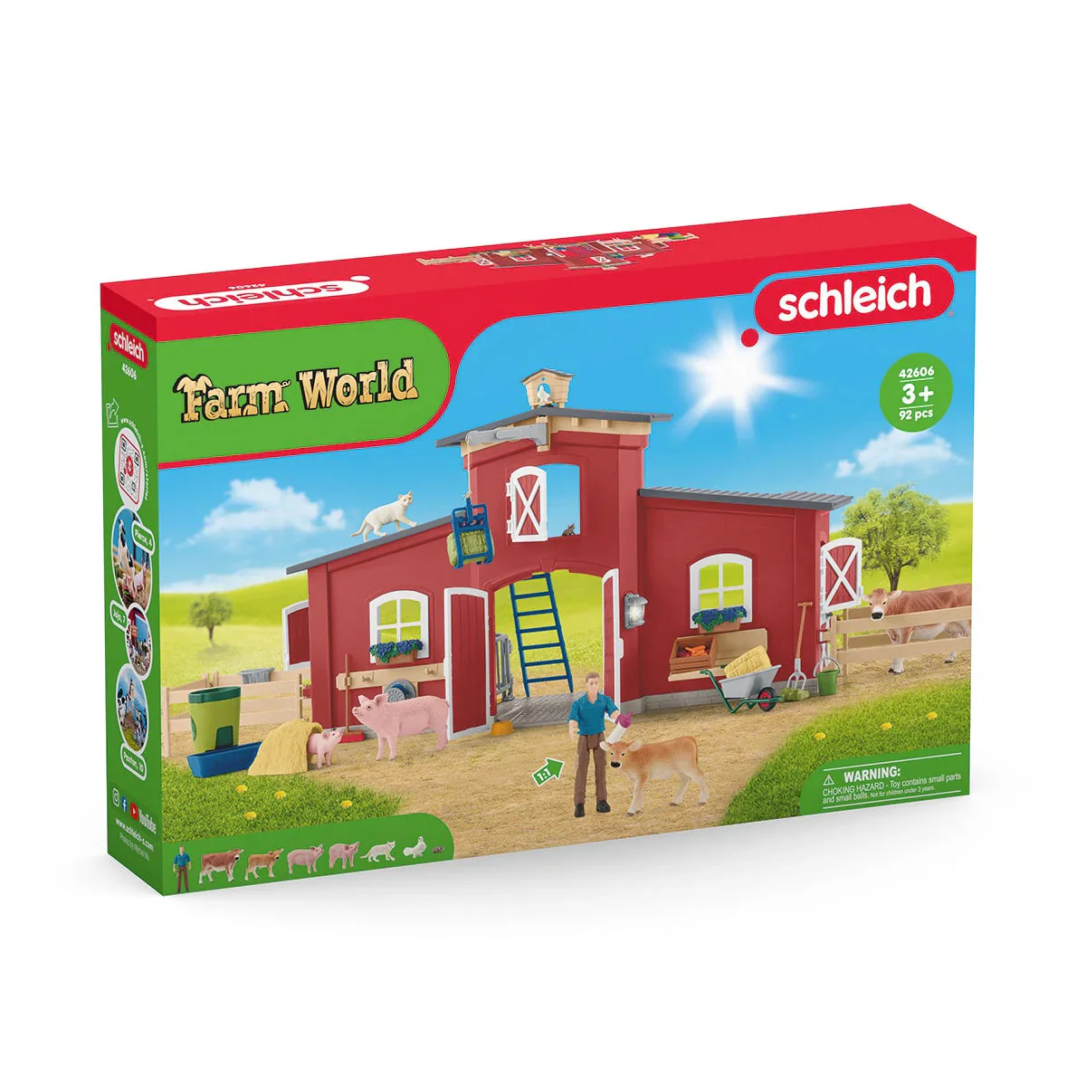 Red Barn with Accessories by Schleich - Image 6