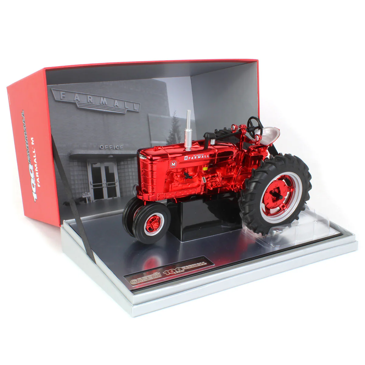 Red Chrome ~ 1/16 Limited Edition Farmall M Tractor by ERTL, Farmall 100th Anniversary Edition