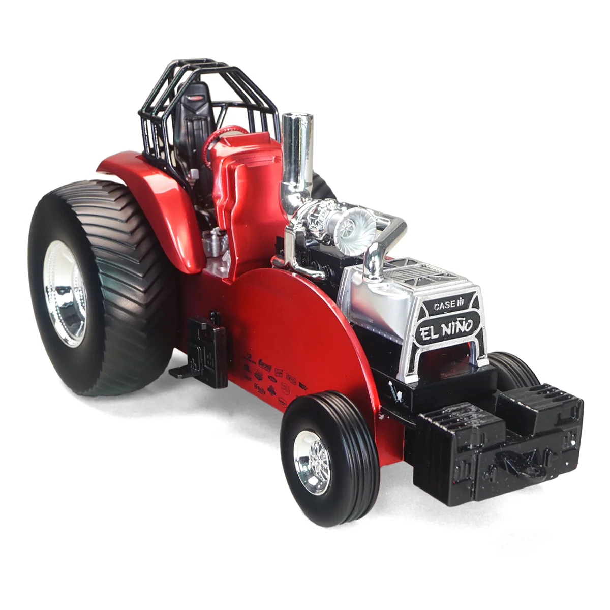 Red Chrome Chase Unit ~ 1/16 RESIN Case IH AFS Connect Magnum 400 "El Niño" Pulling Tractor - Image 2
