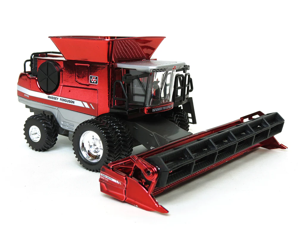 Red Chrome Version ~ 1/64 Massey Ferguson 9795 Combine, 2015 PA Farm Show by ERTL - Image 2