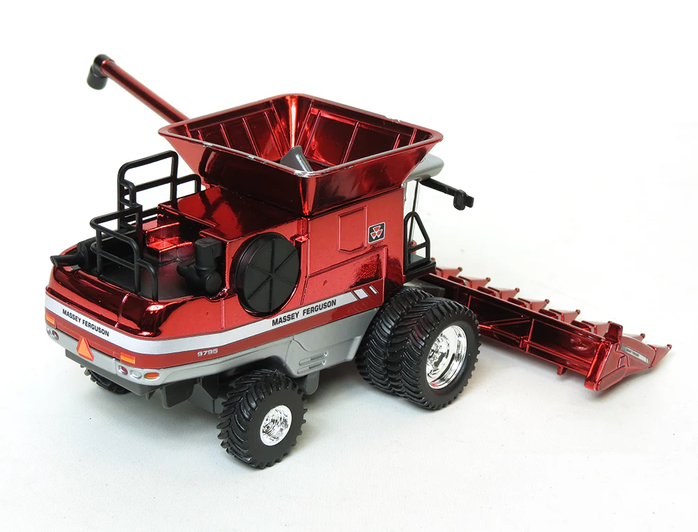 Red Chrome Version ~ 1/64 Massey Ferguson 9795 Combine, 2015 PA Farm Show by ERTL - Image 3