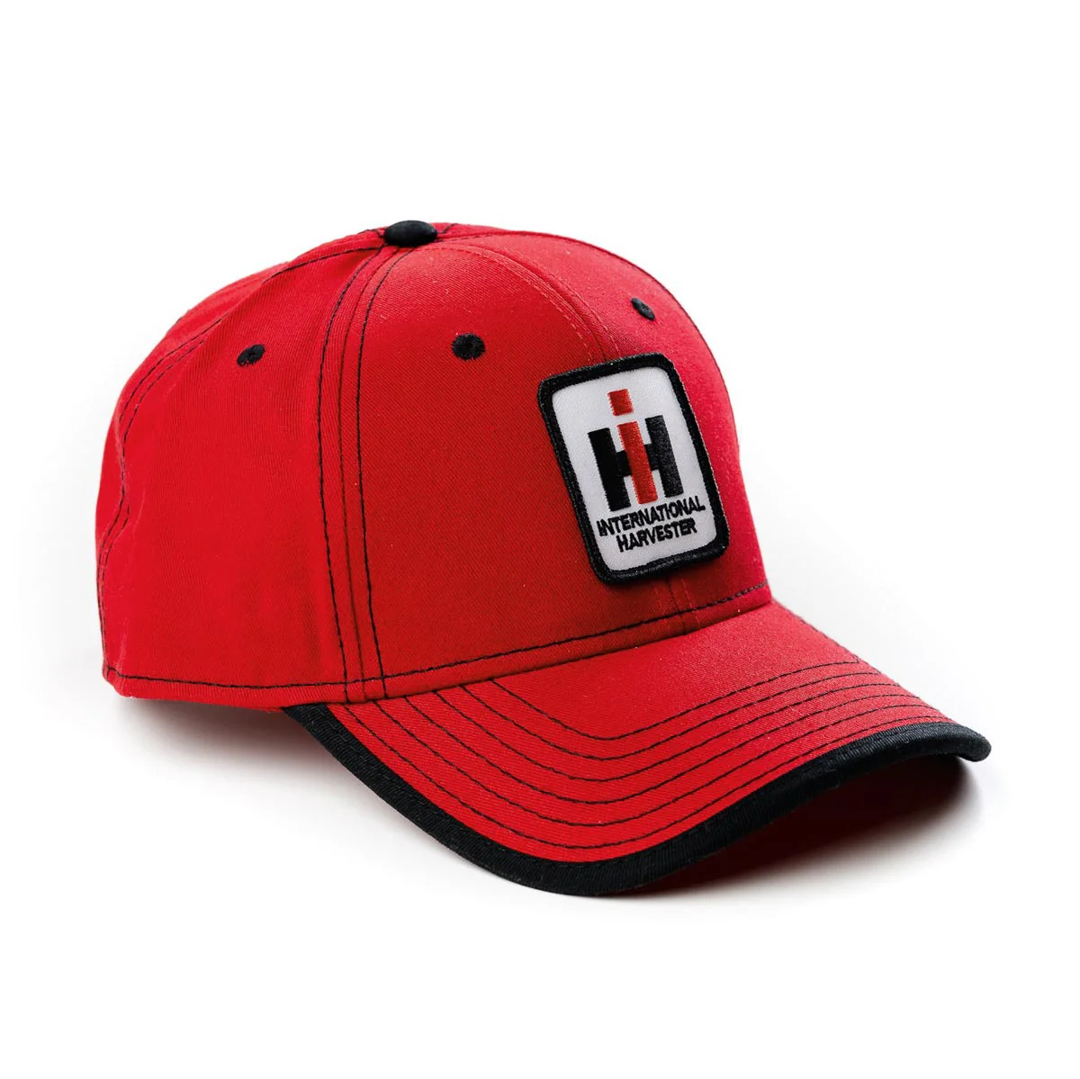International Harvester Logo Patch Red Twill Cap