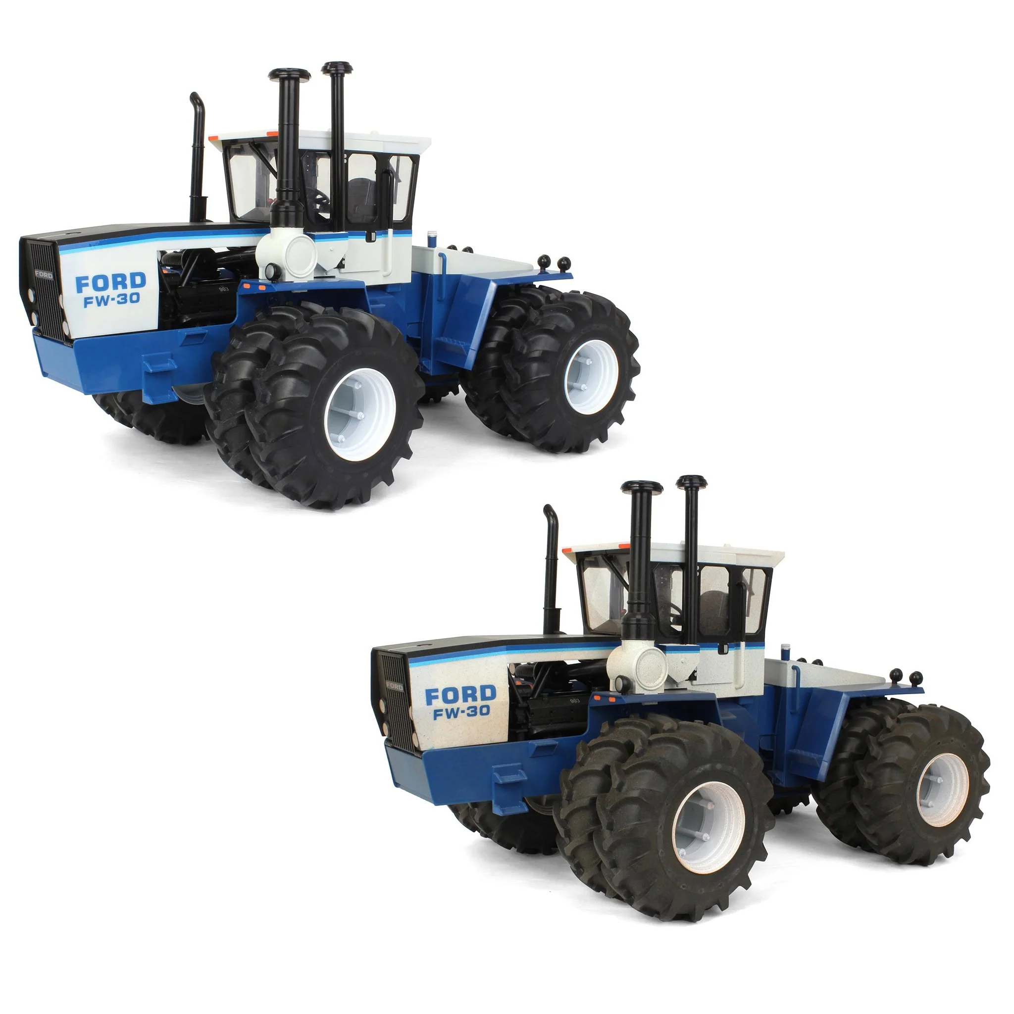 Regular & Chase Unit Set ~ 1/16 Ford FW-30 4WD Tractor with Duals, Toy Tractor Times 41st Anniv, ERTL Prestige