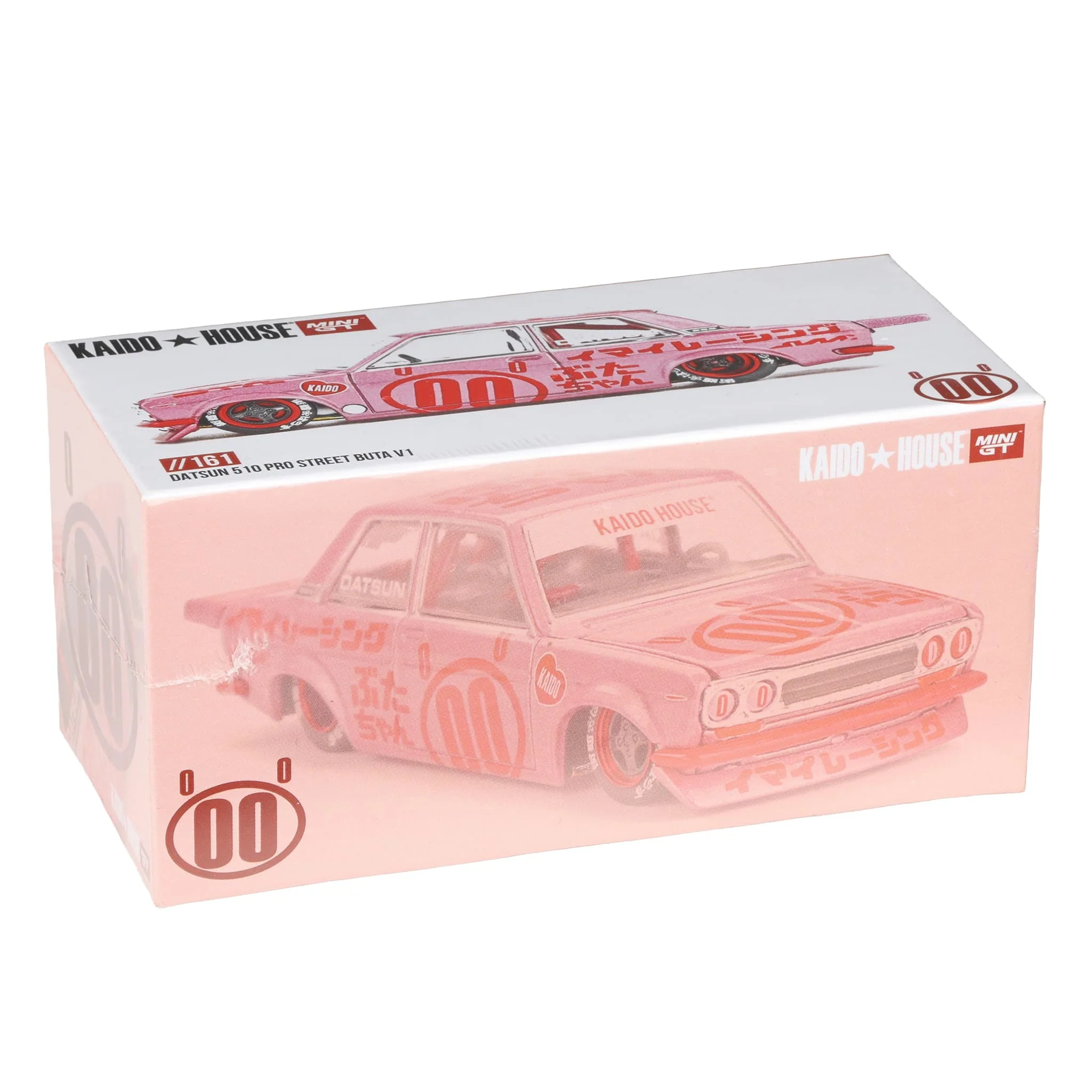 SEALED 1/64 Datsun 510 Pro Street Buta Z1, Pink, Kaido House x Mini GT - Chance for Raw Chase Unit - Image 2