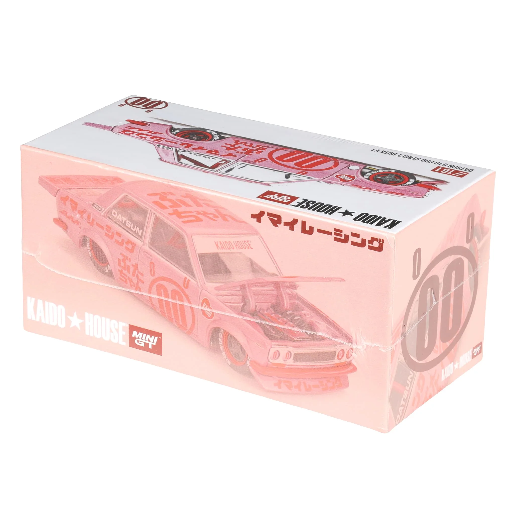 SEALED 1/64 Datsun 510 Pro Street Buta Z1, Pink, Kaido House x Mini GT - Chance for Raw Chase Unit - Image 3