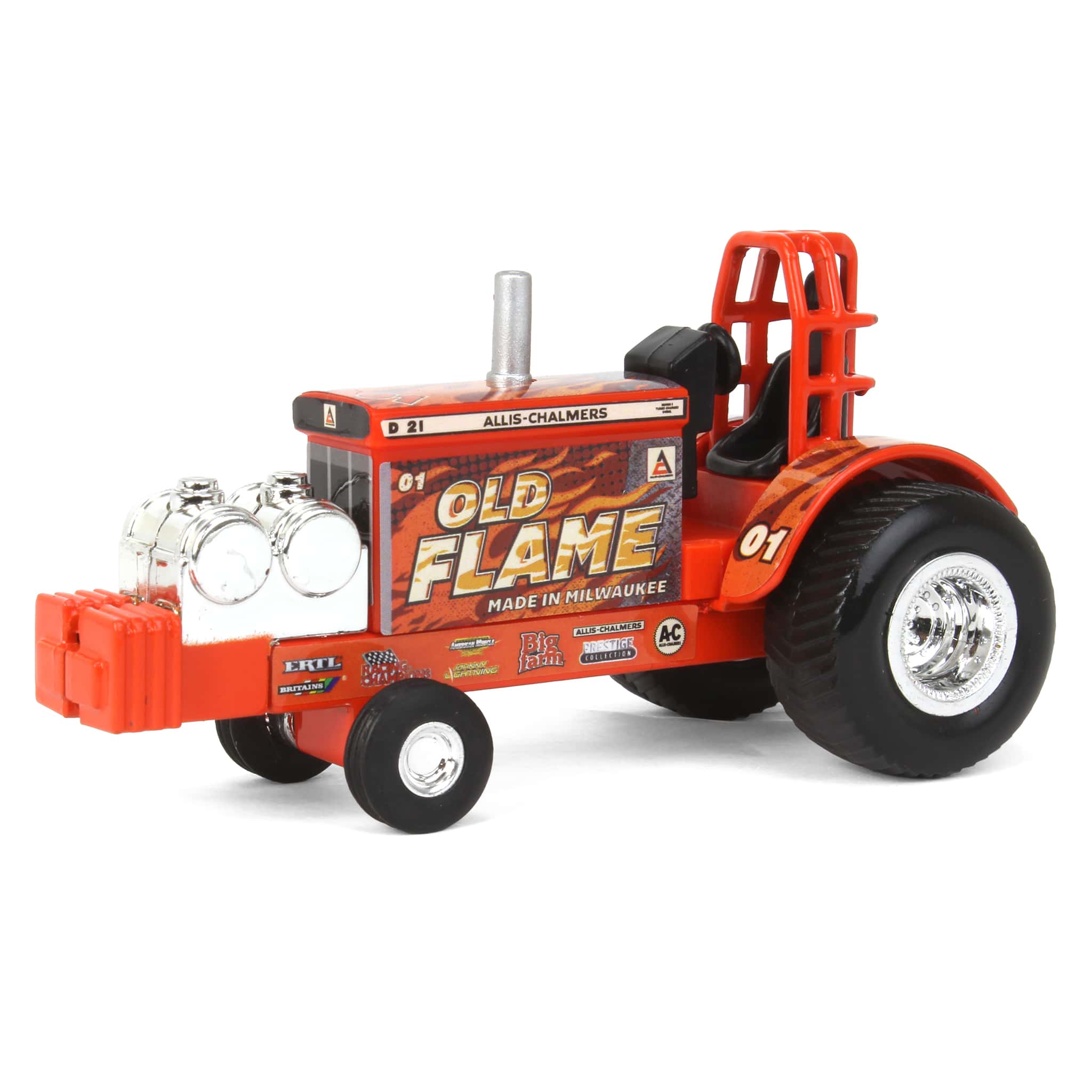 Sealed Case of 12 ~ 1/64 Allis Chalmers "Old Flame" & "Milwaukee Mudder" Pulling Tractors - Image 2