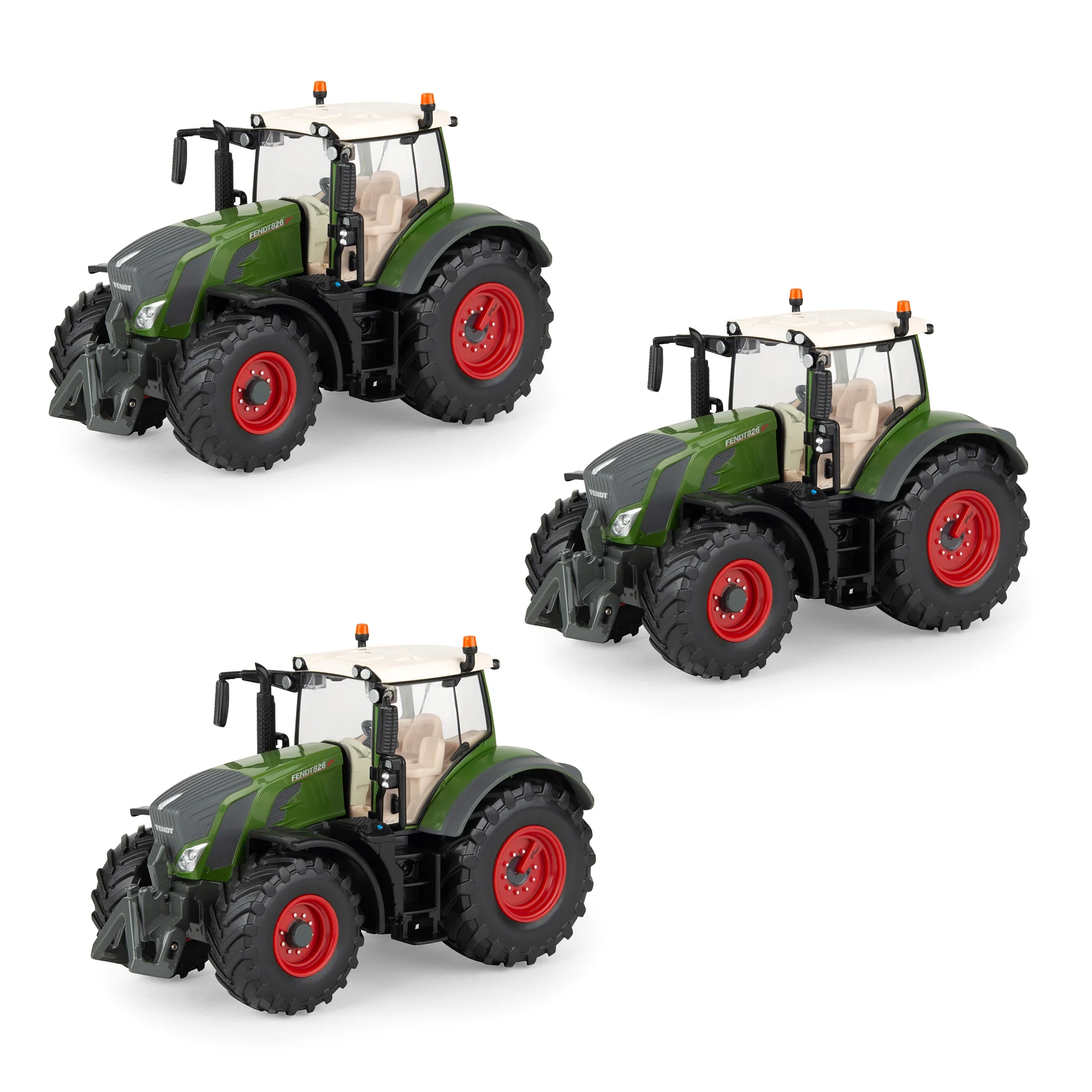 Sealed Case of 3 ~ 1/32 Fendt 826 Vario MFWD Tractor, ERTL Prestige Collection One-Time Production