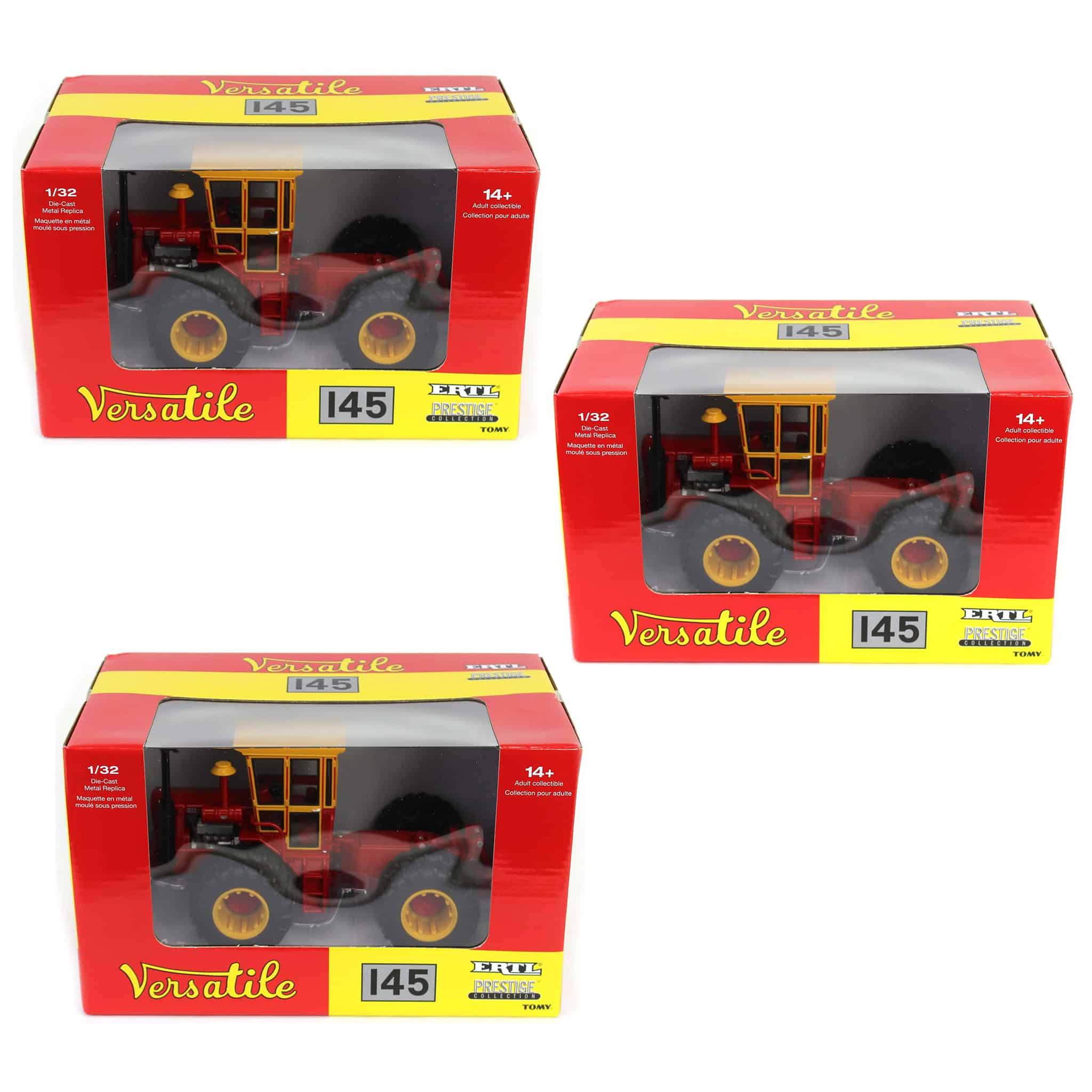 Sealed Case of 3 ~ 1/32 Versatile 145 Tractor with Front & Rear Duals, ERTL Prestige Collection - Image 2