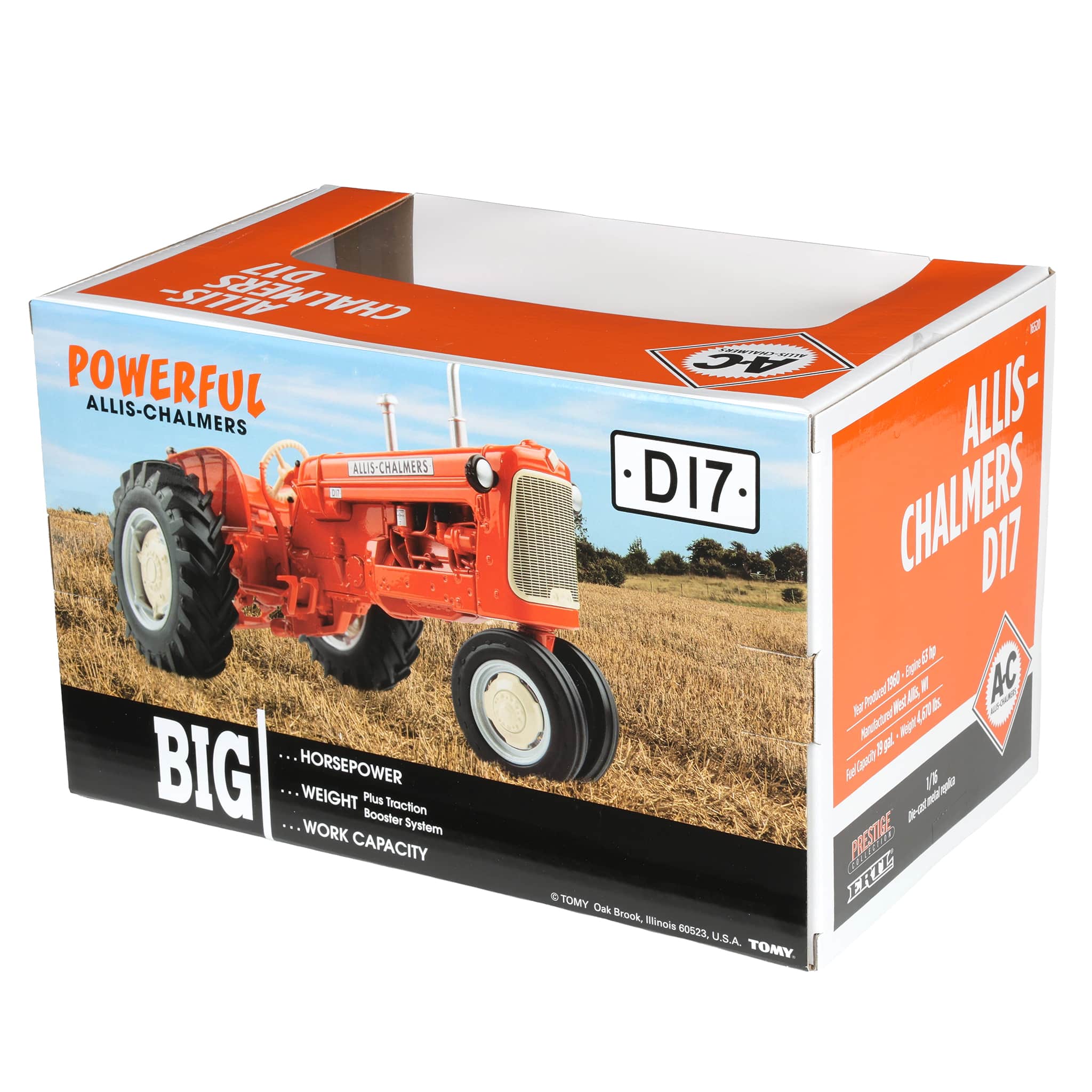 1/16 Allis Chalmers D-17 Series II Tractor with Narrow Front, ERTL Prestige Collection - Image 8