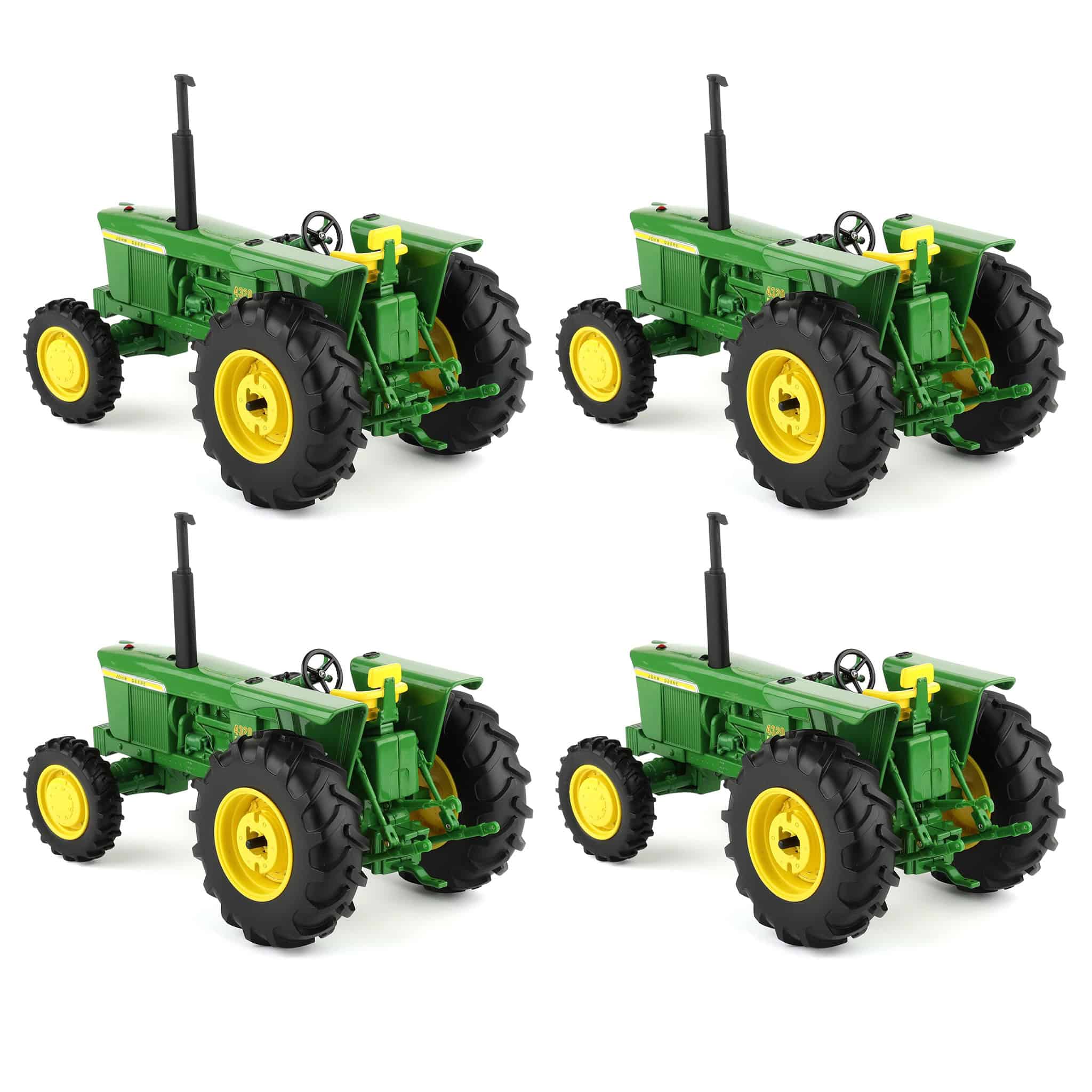 Sealed Case of 4 ~ 1/16 John Deere 4320 Tractor with FWA, ERTL Prestige - Image 2