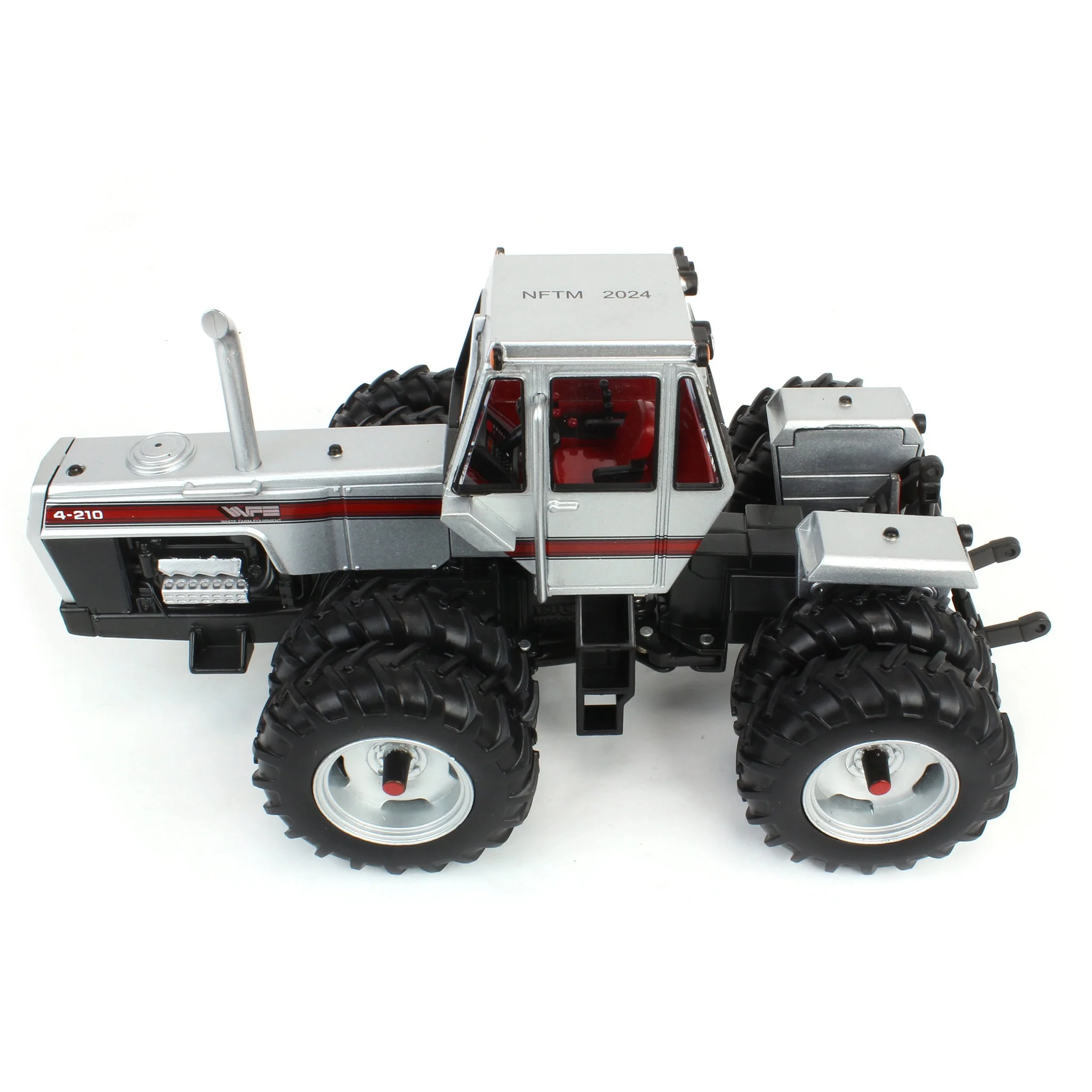 Sealed Case of 4 ~ 1/32 White 4-210 4WD Tractor with Duals by ERTL, 2024 National Farm Toy Museum Select Series - Image 5