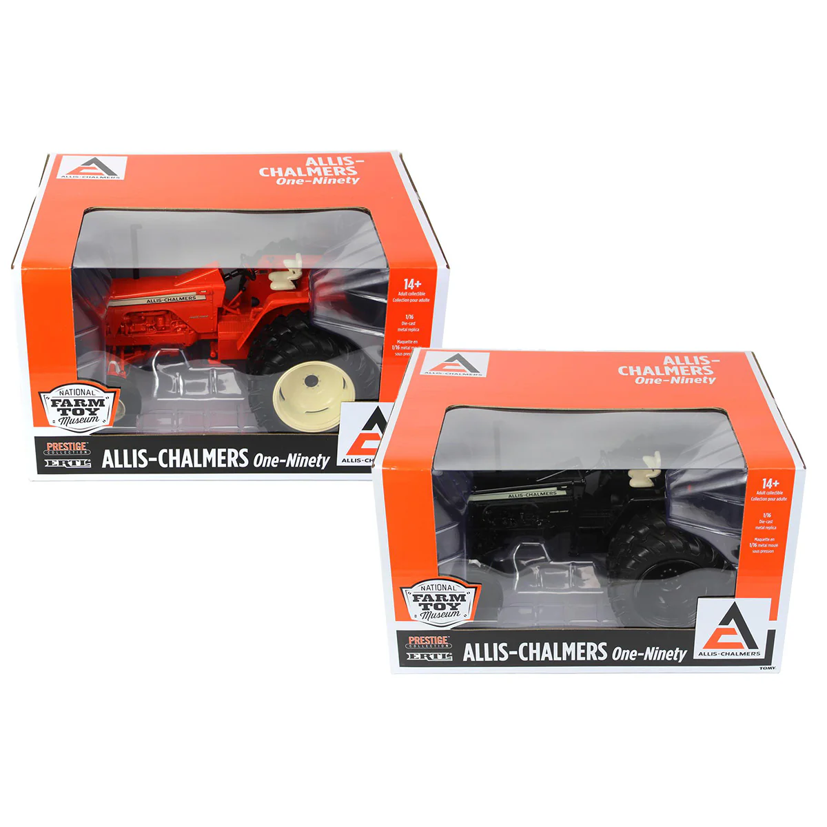 Set of 2 ~ 1/16 Allis Chalmers One-Ninety with Rear Duals, 2023 National Farm Toy Museum - Image 7
