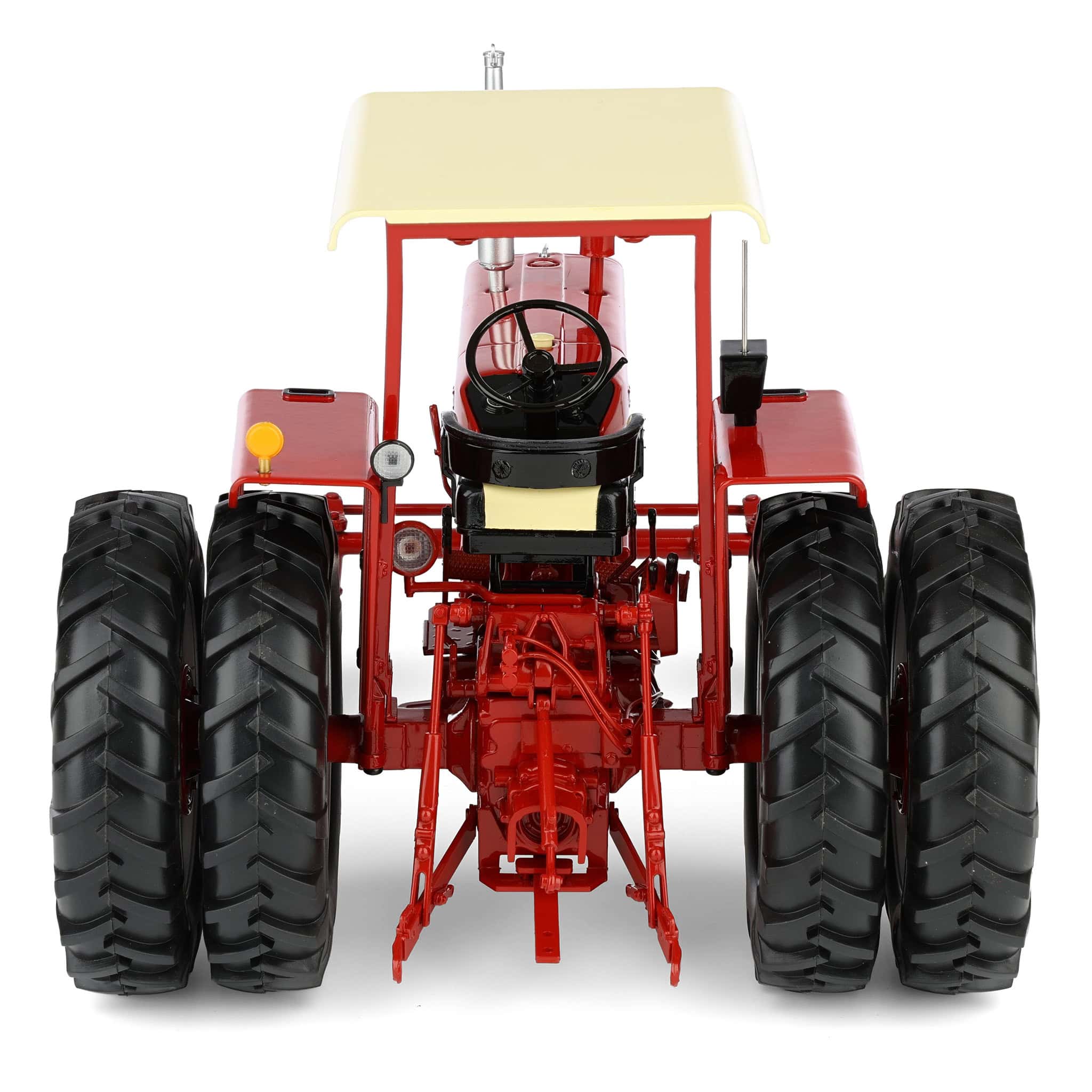 Set of 2 ~ 1/16 Farmall 504 Tractors with Firestone Tires & Canopy by SpecCast, 2nd in Outback Toys Exclusive 20th Century Series - Image 6