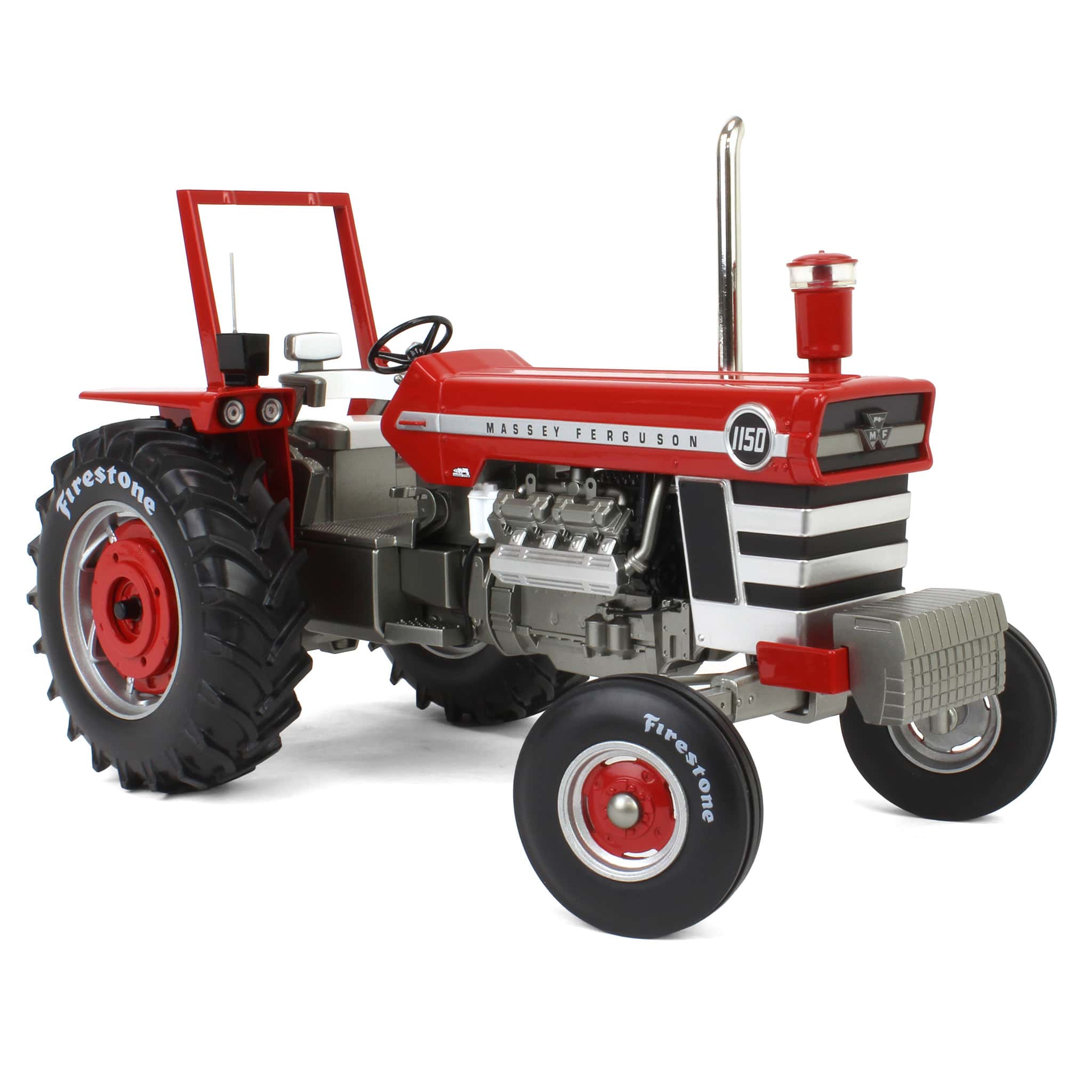 Set of 2 ~ 1/16 Massey Ferguson 1150 Tractors with Firestone Tires by SpecCast, 1st in Outback Toys Exclusive 20th Century Series - Image 3
