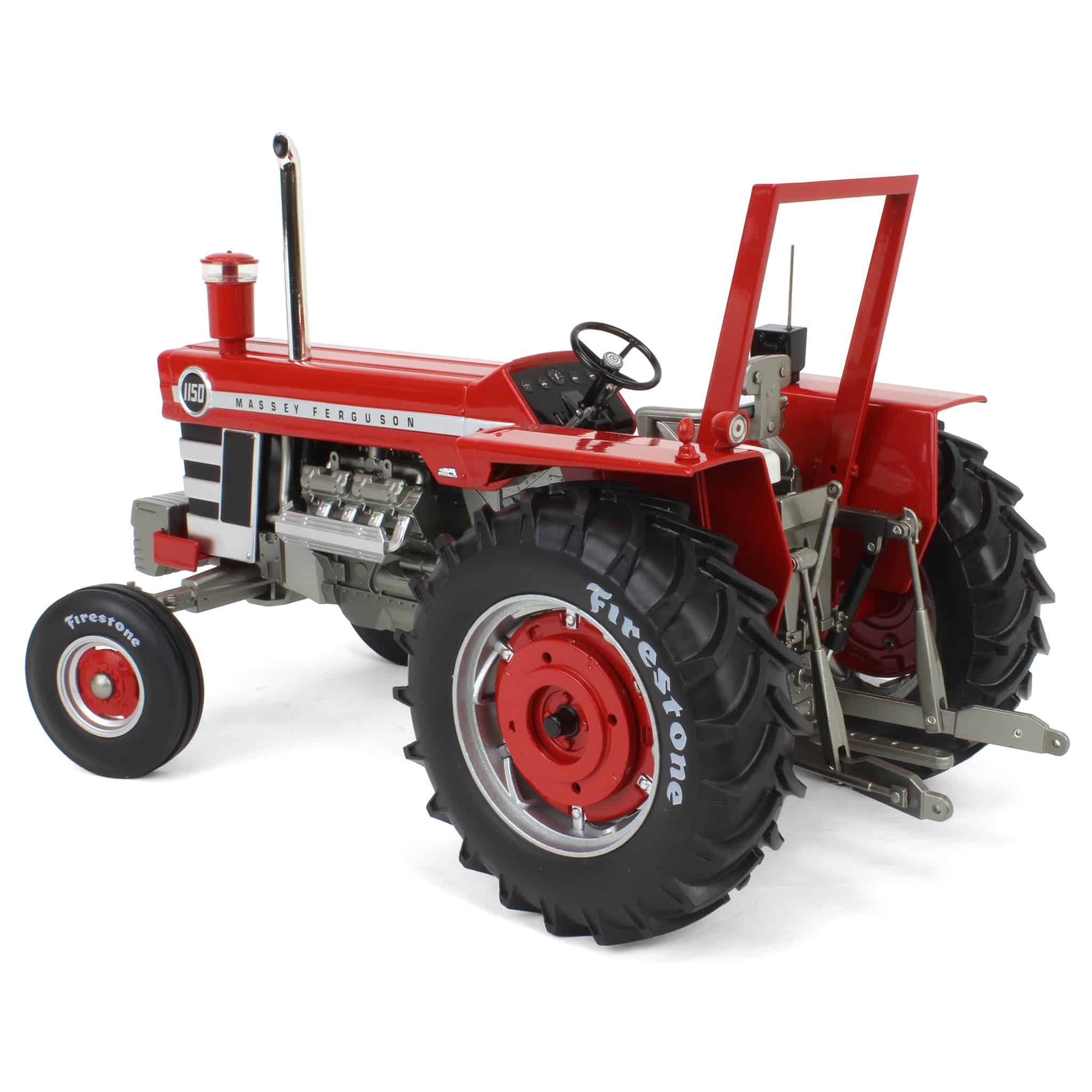 Set of 2 ~ 1/16 Massey Ferguson 1150 Tractors with Firestone Tires by SpecCast, 1st in Outback Toys Exclusive 20th Century Series - Image 5