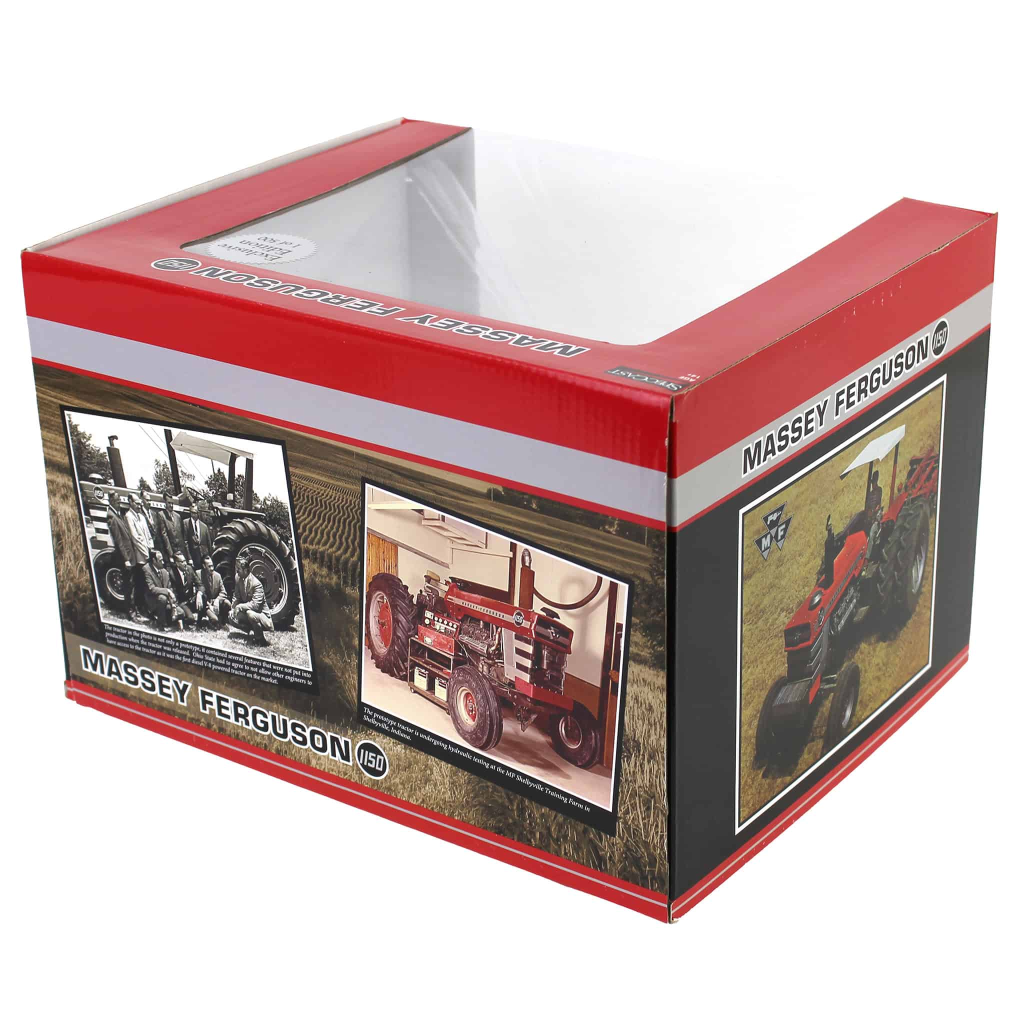 Set of 2 ~ 1/16 Massey Ferguson 1150 Tractors with Firestone Tires by SpecCast, 1st in Outback Toys Exclusive 20th Century Series - Image 8