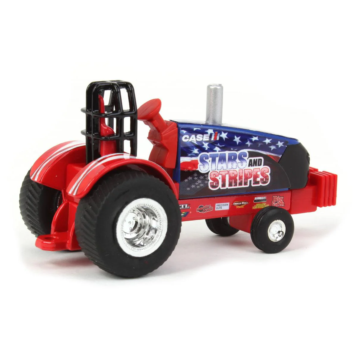 Set of 2 ~ 1/64 Case IH "Stars & Stripes" & "Full Pull" Magnum Pulling Tractors - Image 5