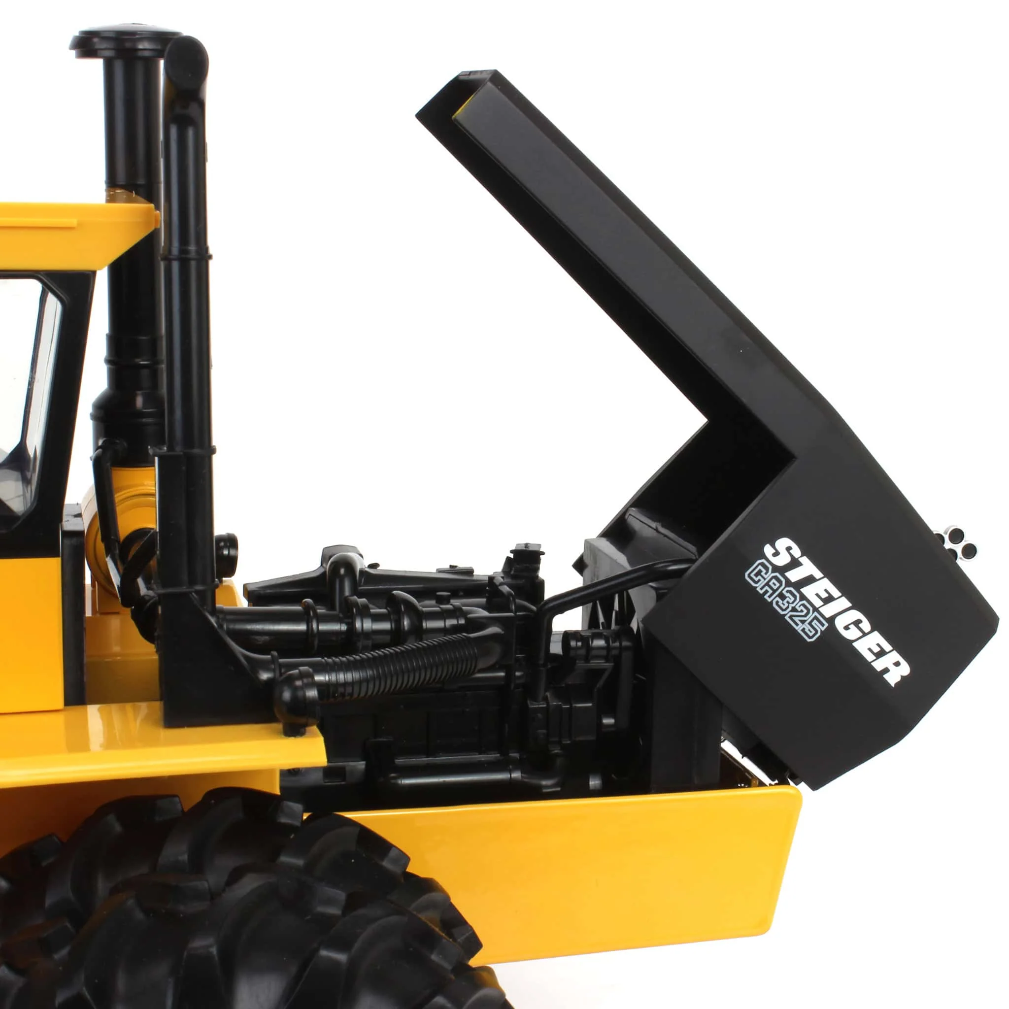 Set of 2 Steiger 4WD Tractors ~ PTA 325 "Spirit of '76" Stars & Stripes + CA325 Industrial Yellow - Image 9