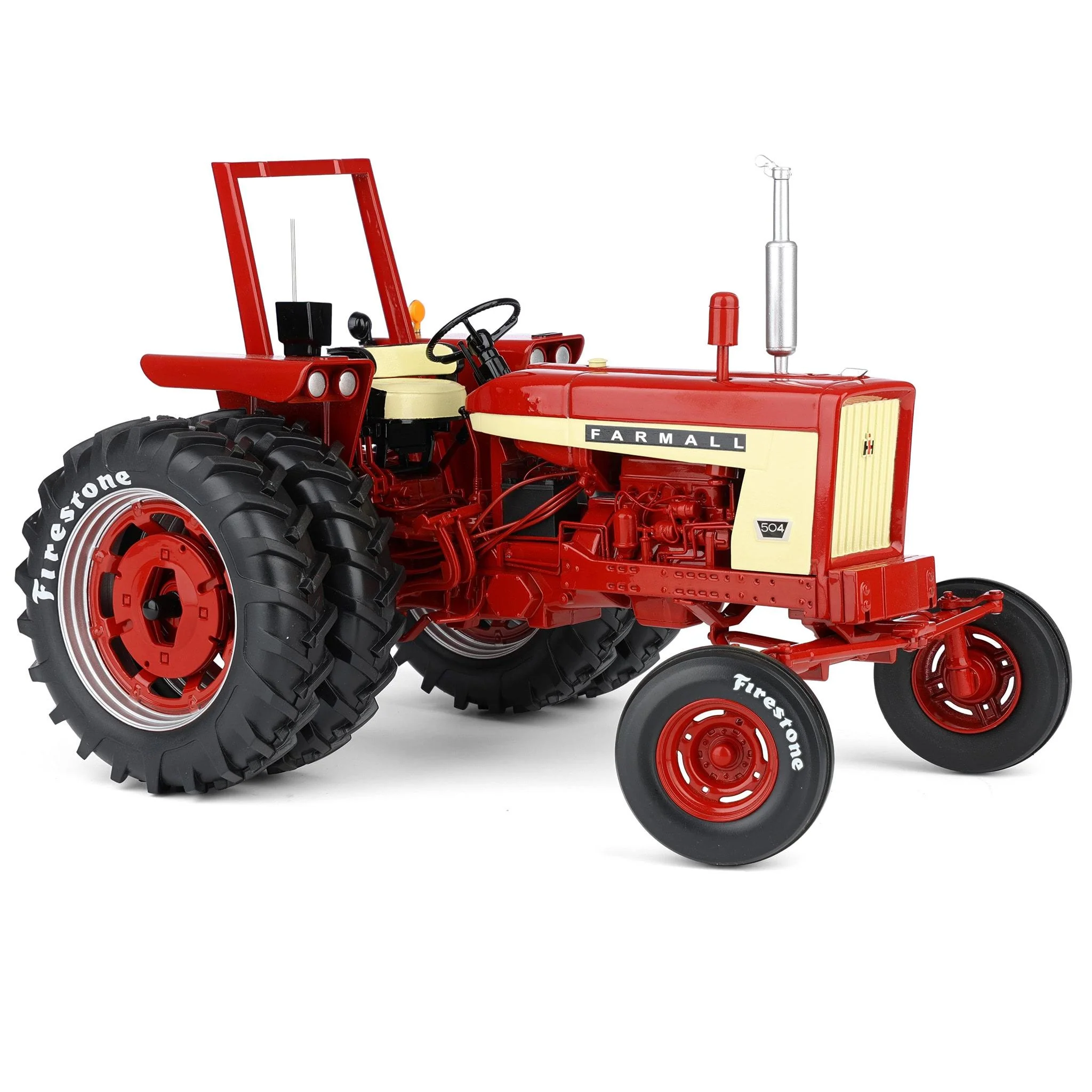1/16 Farmall 504 Tractor with Firestone Tires & ROPS by SpecCast, 2nd in Outback Toys Exclusive 20th Century Series - Image 2