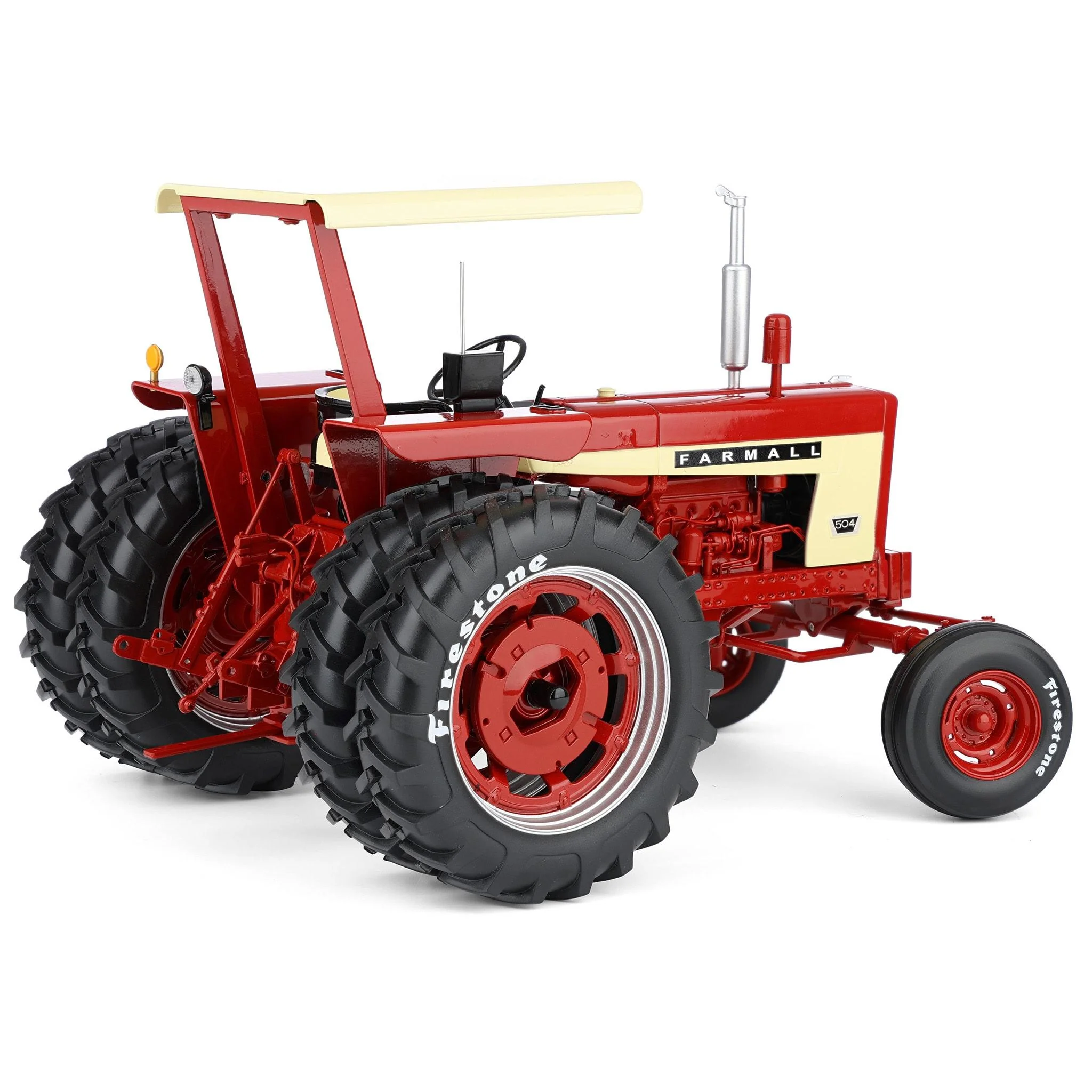 Set of 2 Versions + Chase Units ~ 1/16 Farmall 504 Tractors with Firestone Tires by SpecCast, 2nd in Outback Toys Exclusive 20th Century Series - Image 3