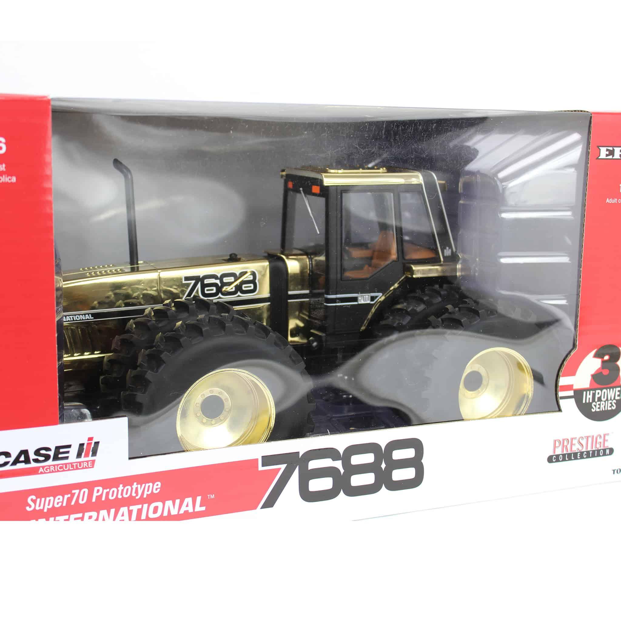 Set of 3 Chrome Units ~ 1/16 International 7688 Super 70 Series 2+2 Tractors, 3rd in Outback Toys Exclusive Power Series, ERTL Prestige - Image 3