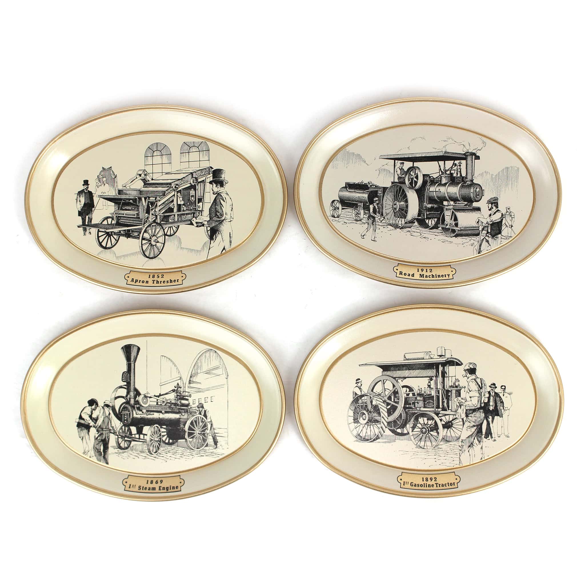 Set of Four Decorative Wall Plaques, Phoenix 1981 - Image 2