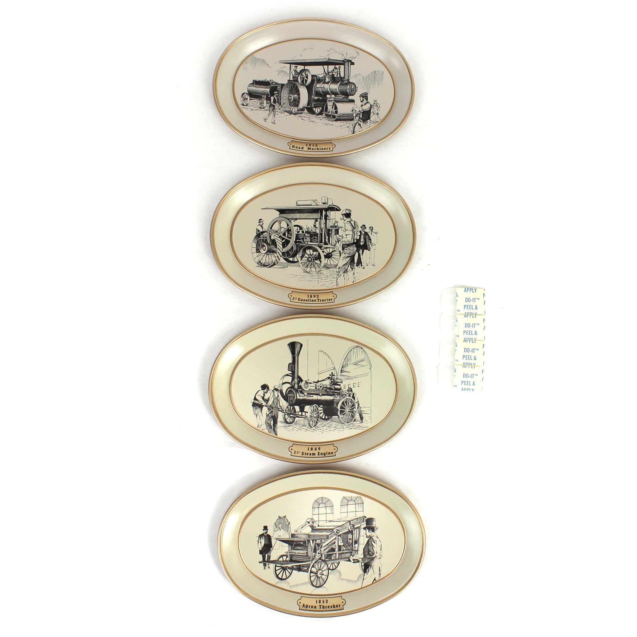 Set of Four Decorative Wall Plaques, Phoenix 1981 - Image 3