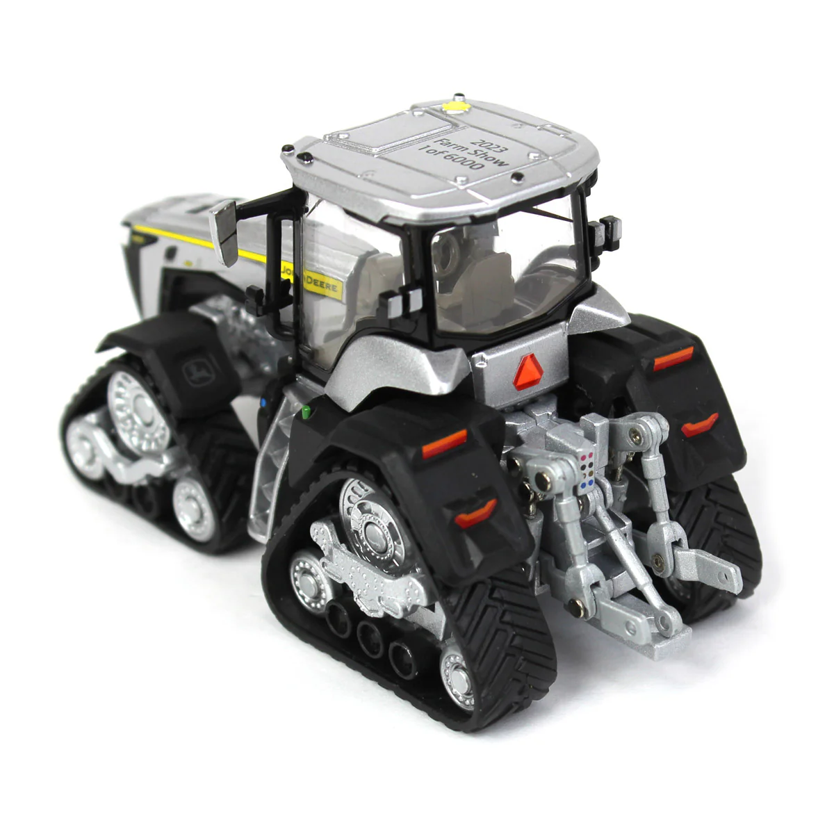 Silver Painted Chase Unit ~ 1/64 John Deere 8RX 410 with Tracks, 2023 Farm Show - Image 4