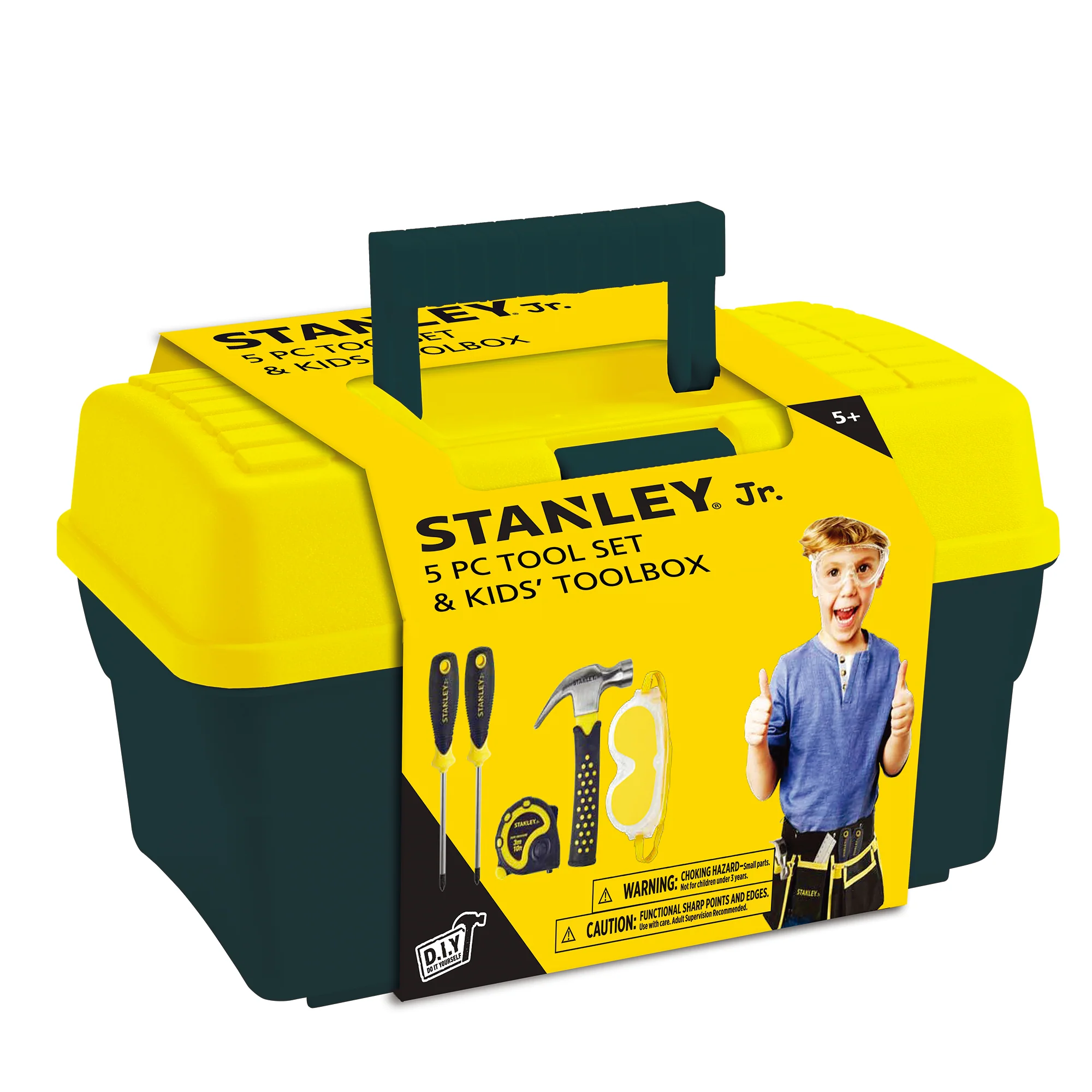 Stanley Jr. Toolbox & Tools 5 Piece Set - Image 2