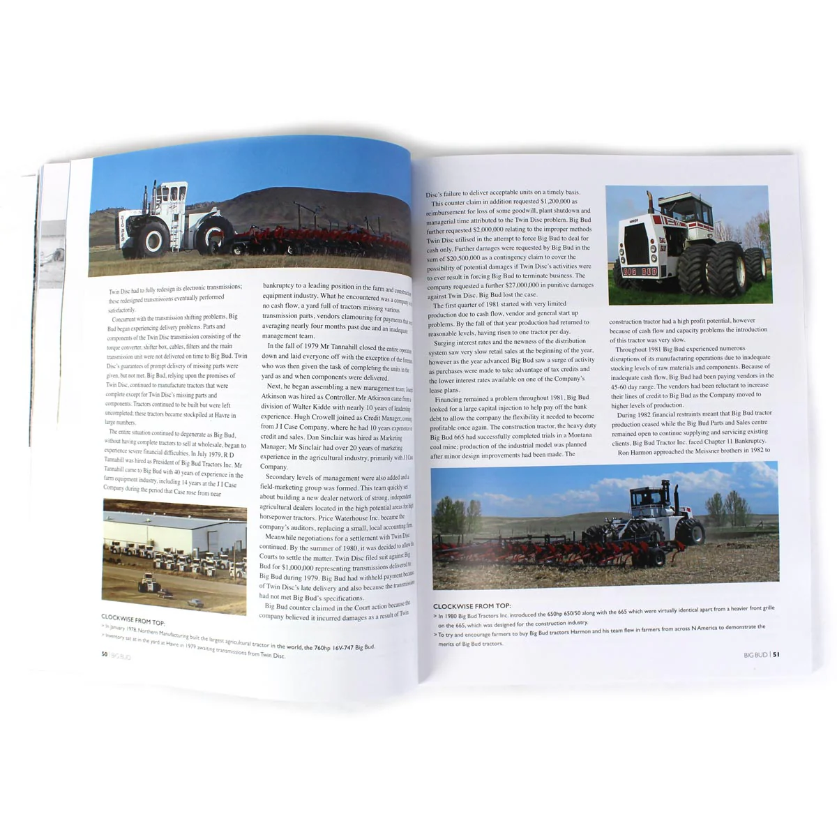 The Big Bud Tractor Story 146-Page Book by Peter D. Simpson - Image 4