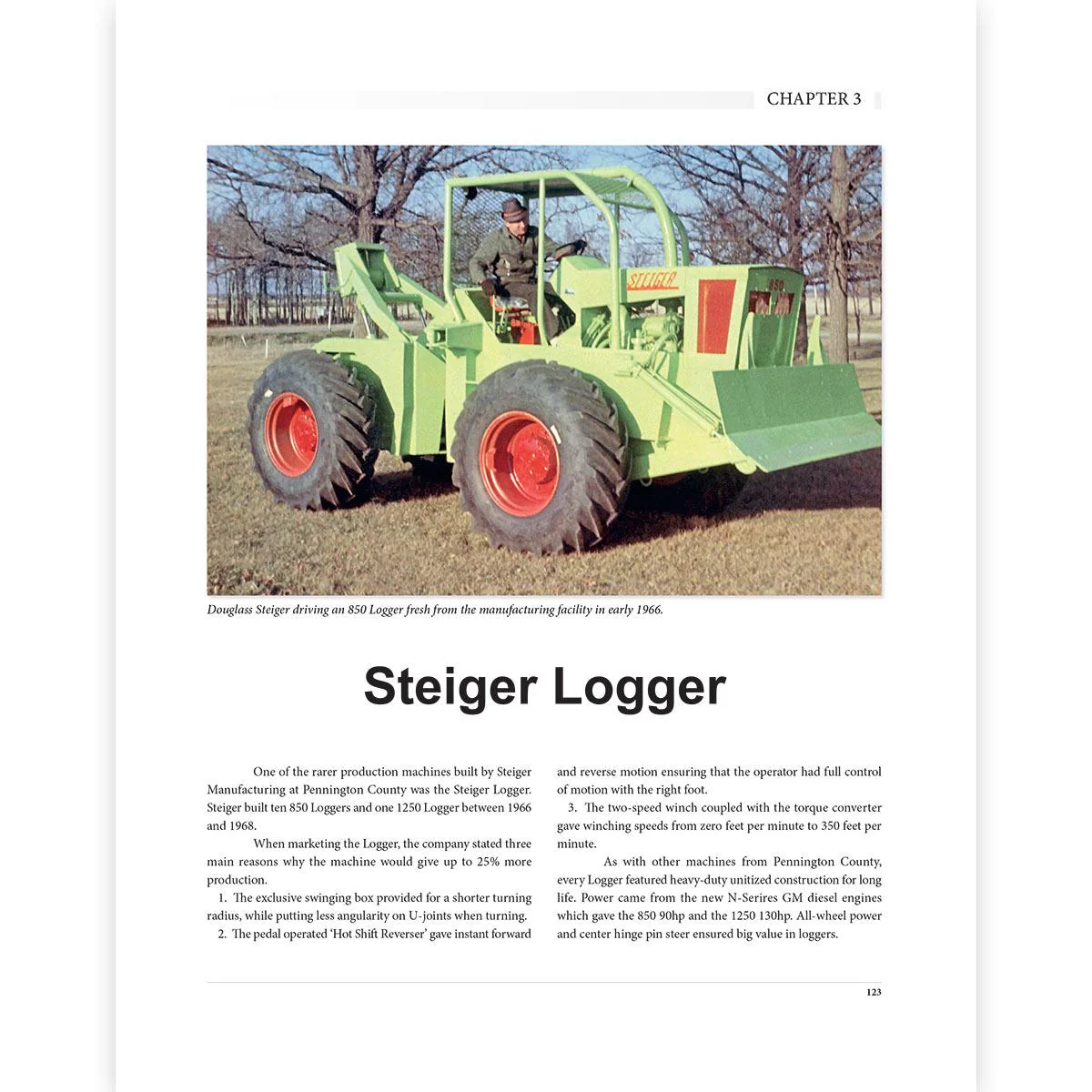 The Green Steiger Tractor Story 206 Page Book by Peter D. Simpson - Image 6