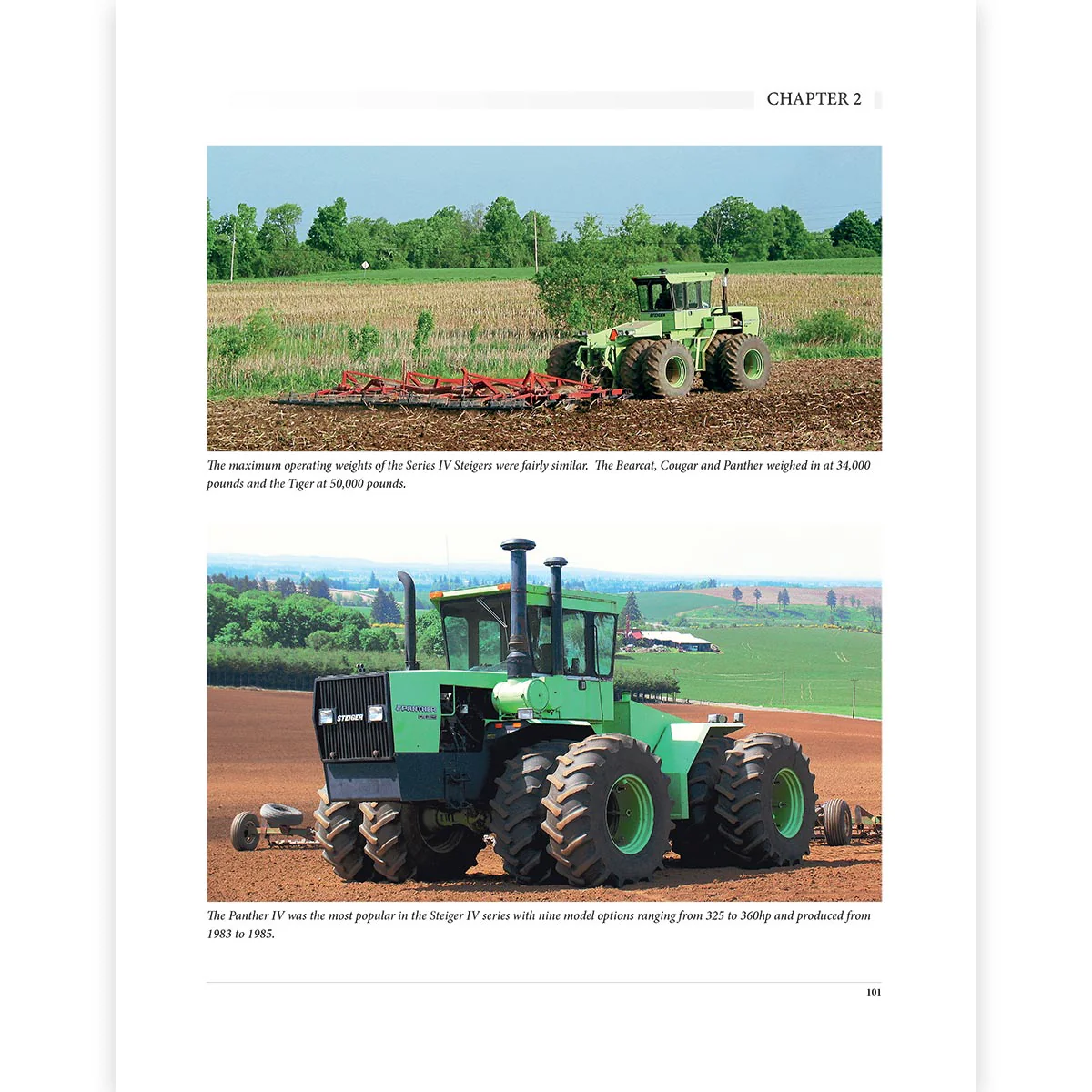 The Green Steiger Tractor Story 206 Page Book by Peter D. Simpson - Image 5
