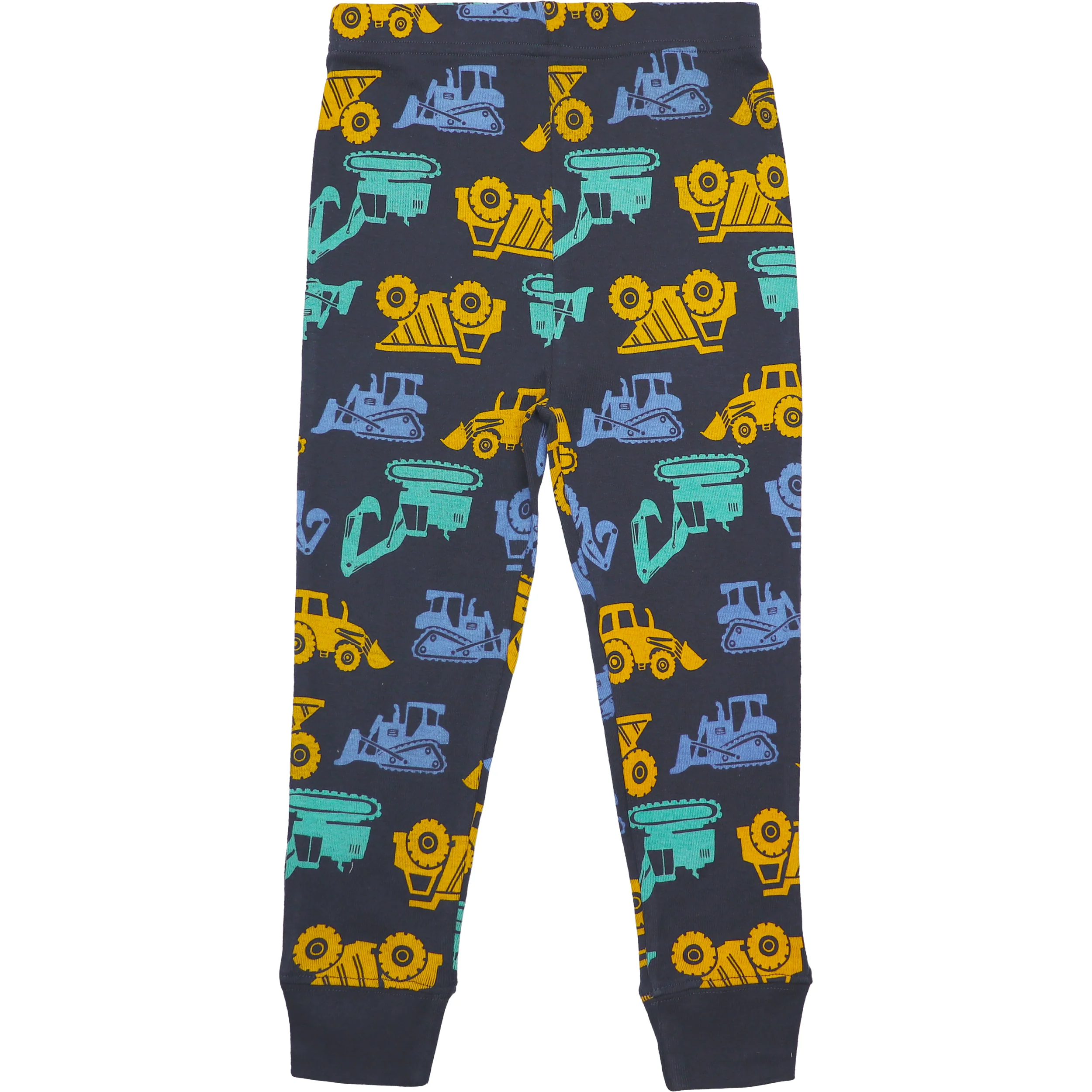 Toddler John Deere Construction Ombre Blue Pajama Set - Image 3