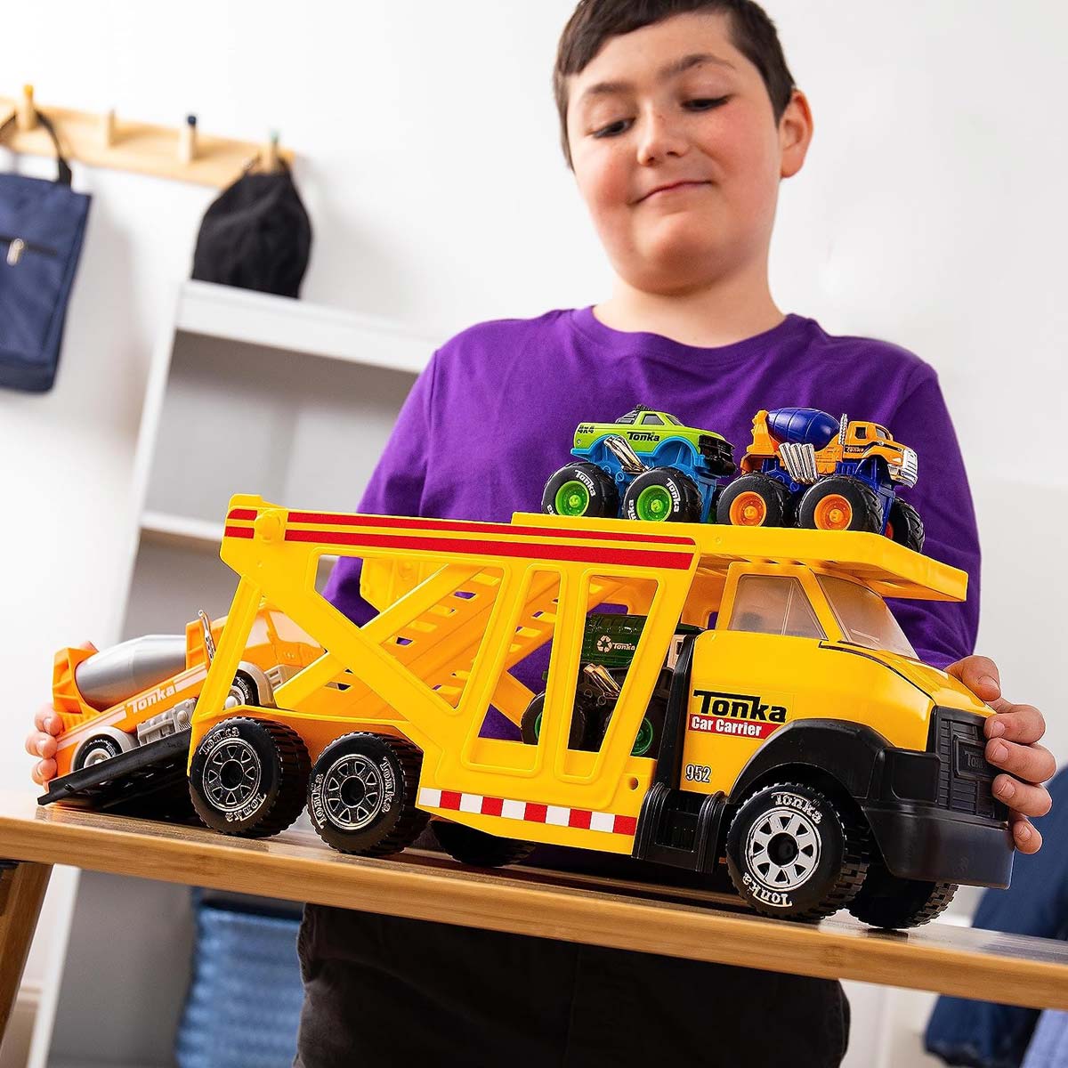 Tonka Steel Classic Car Carrier - Image 5
