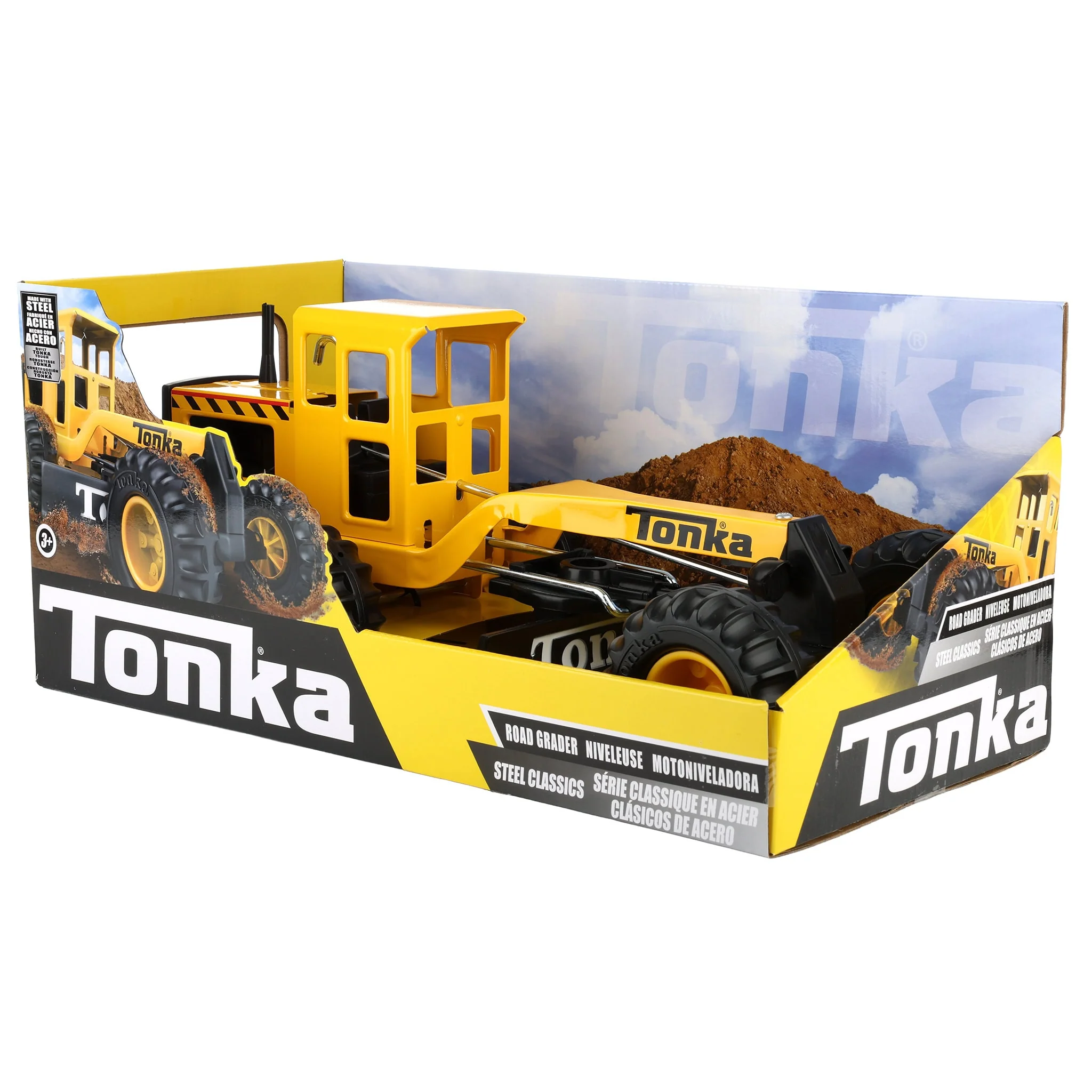 Tonka Steel Classics Road Grader - Image 5