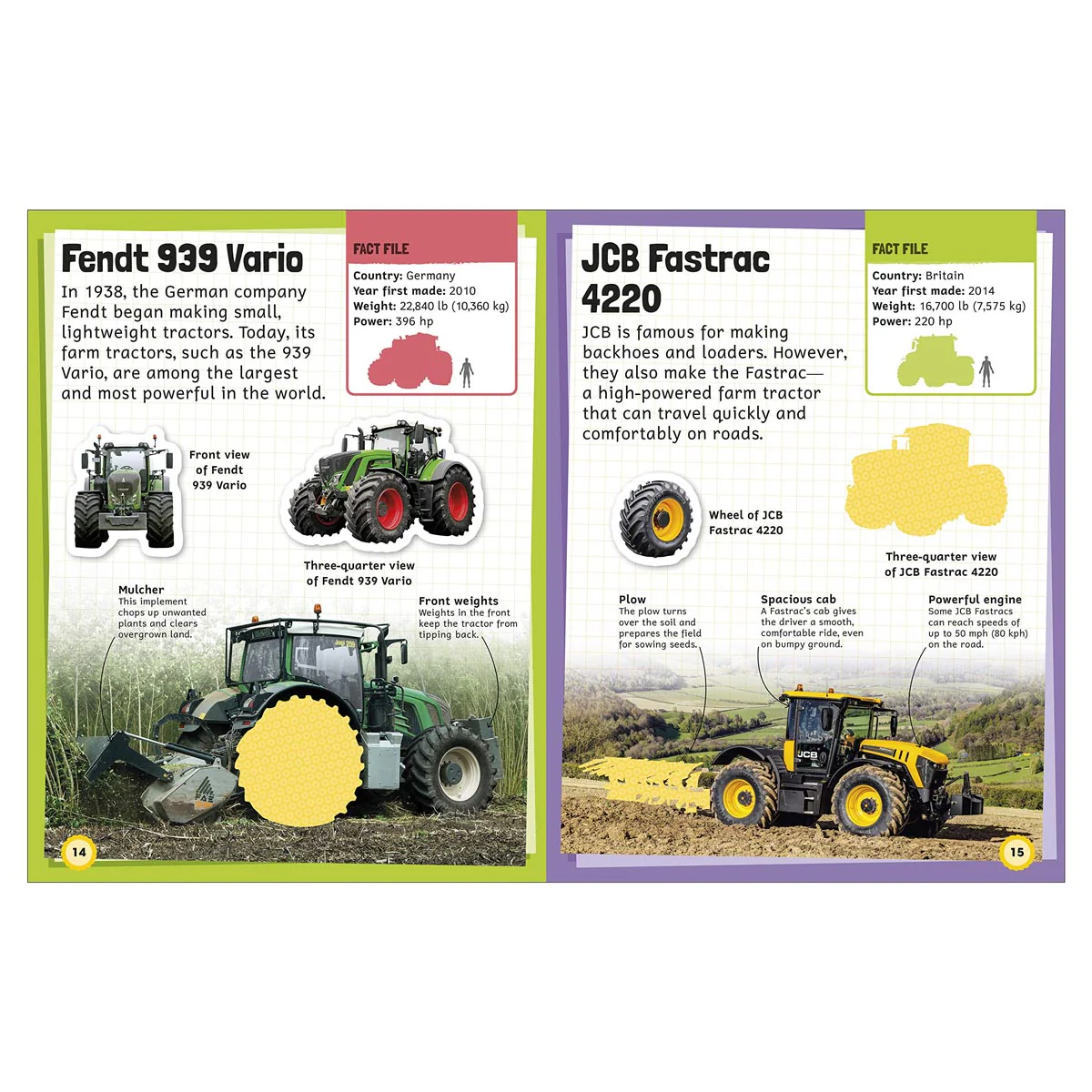 Total Tractor Sticker Encyclopedia Paperback Book - Image 3