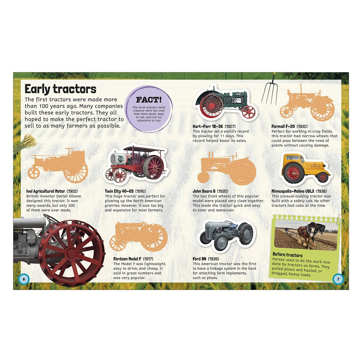 Total Tractor Sticker Encyclopedia Paperback Book - Image 4