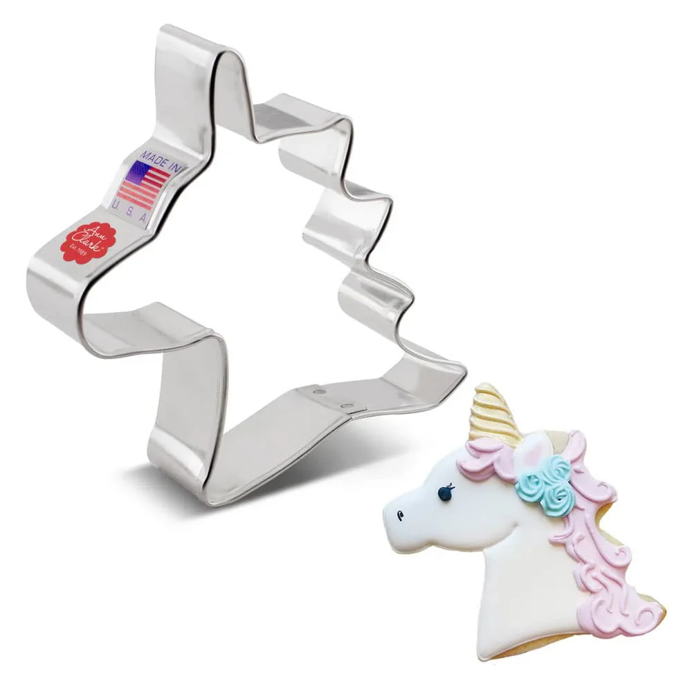 Unicorn Head 4in Cookie Cutter - Image 2