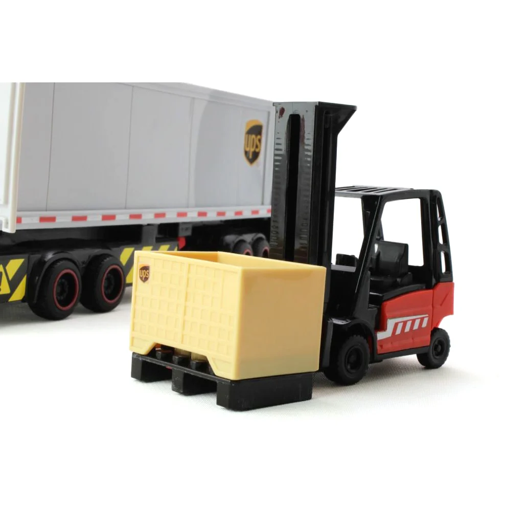 UPS Mack Truck & Trailer with Forklift & Accessories - Image 6