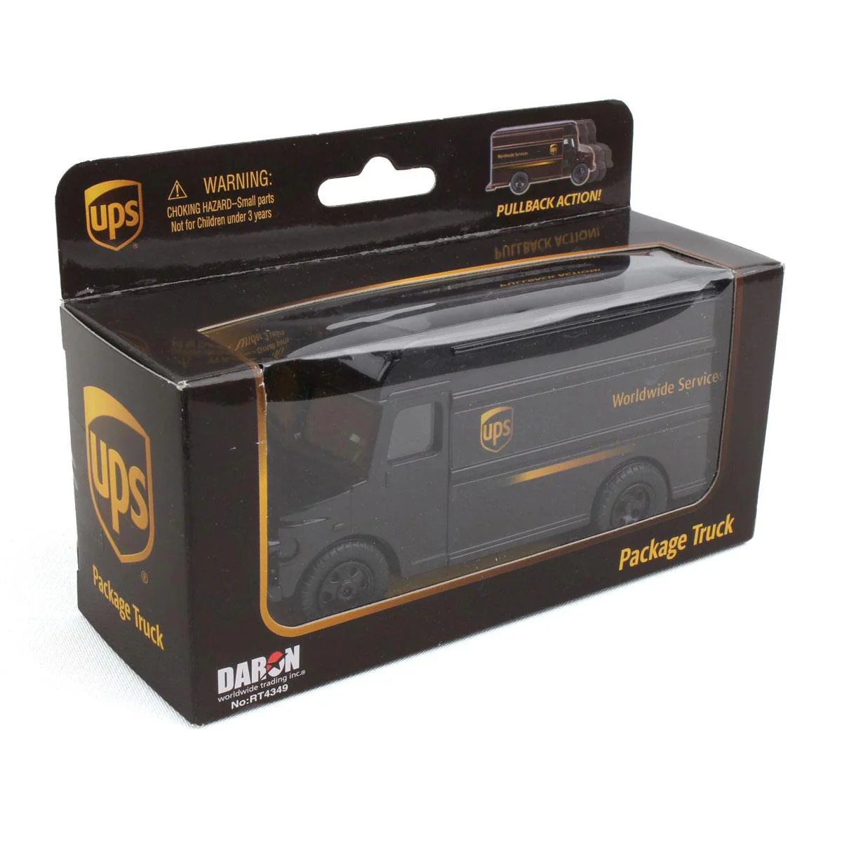 UPS Package Truck Pullback Vehicle - Image 6