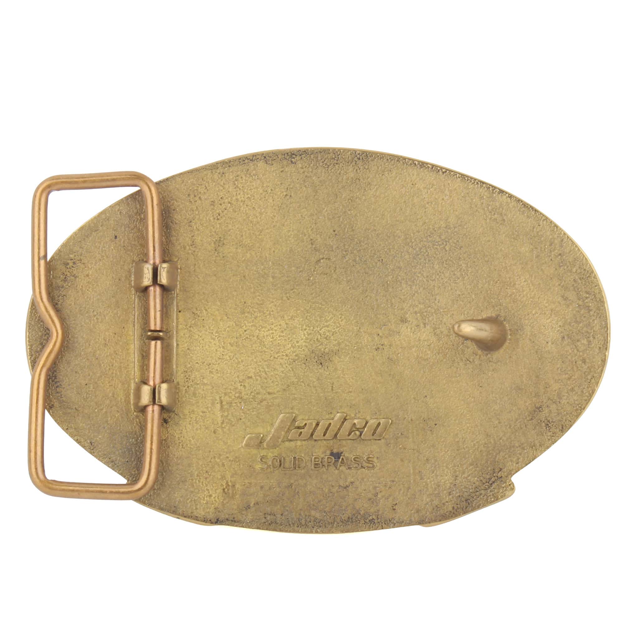 Vintage California Farmer Magazine 1854-1984 Brass Belt Buckle by JADCO - Image 2