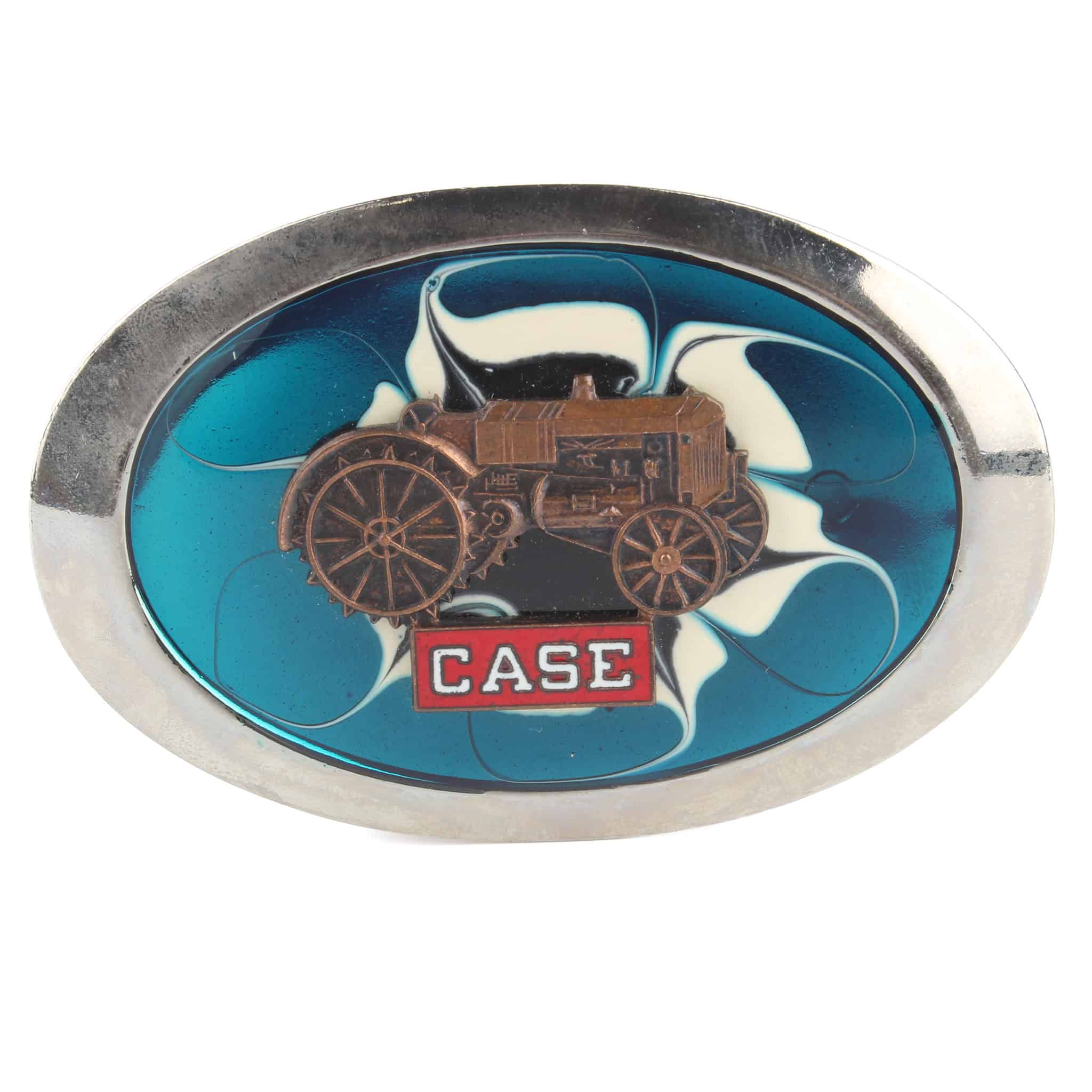 Vintage Case Belt Buckle Tractor